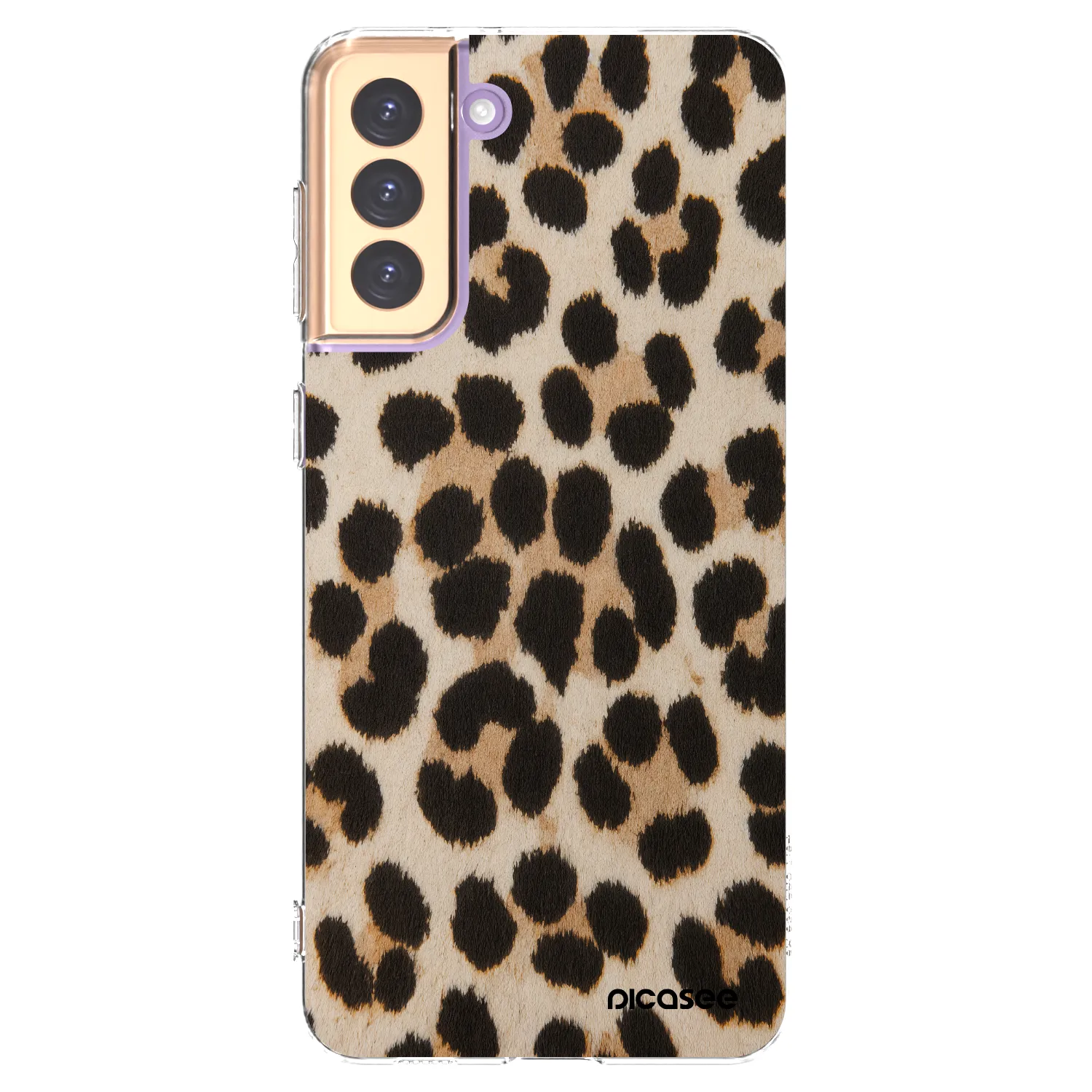 Picasee silikonska prozirna maskica za Samsung Galaxy S21+ 5G G996F - Brown Tiger