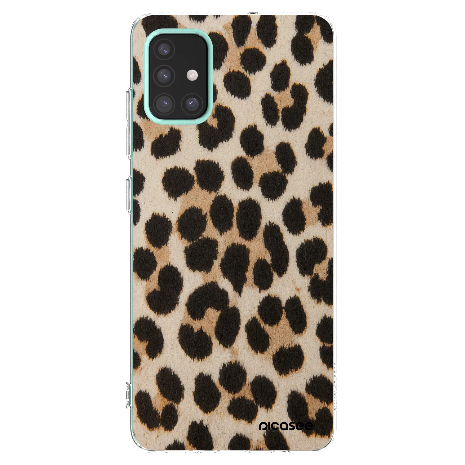 Picasee silikonska prozirna maskica za Samsung Galaxy M31s - Brown Tiger