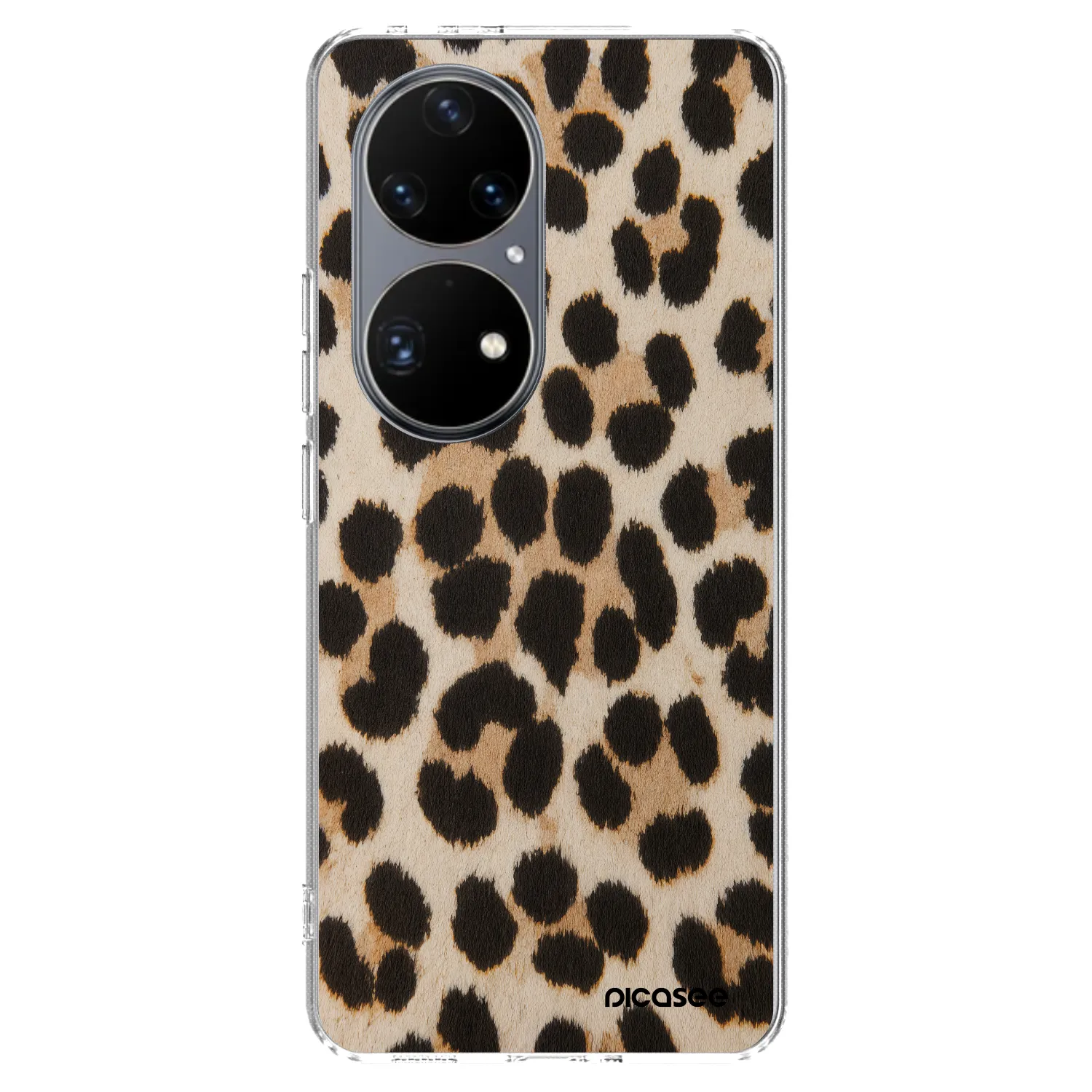 Picasee silikonska prozirna maskica za Huawei P50 - Brown Tiger