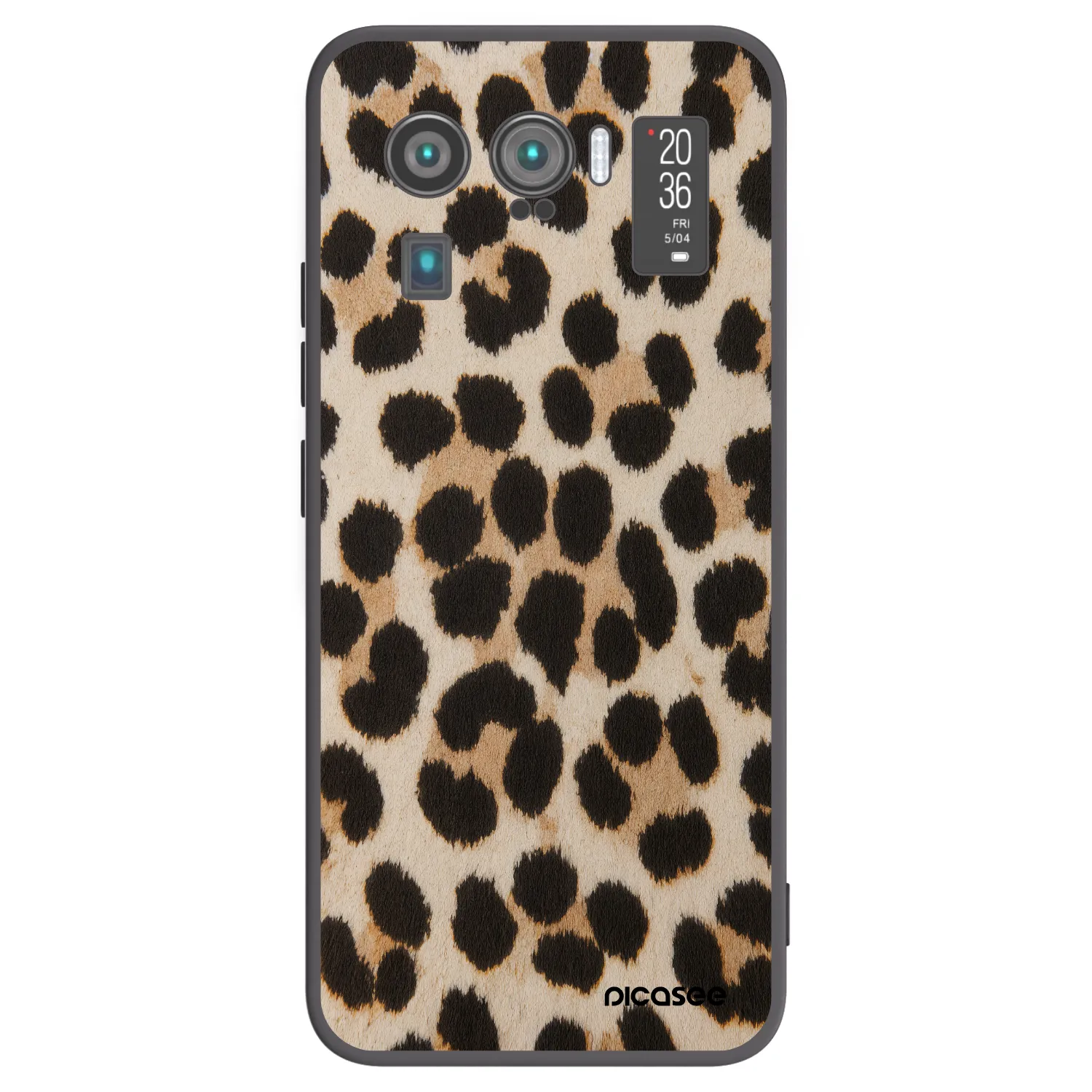 Picasee crna silikonska maskica za Xiaomi Mi 11 Ultra - Brown Tiger