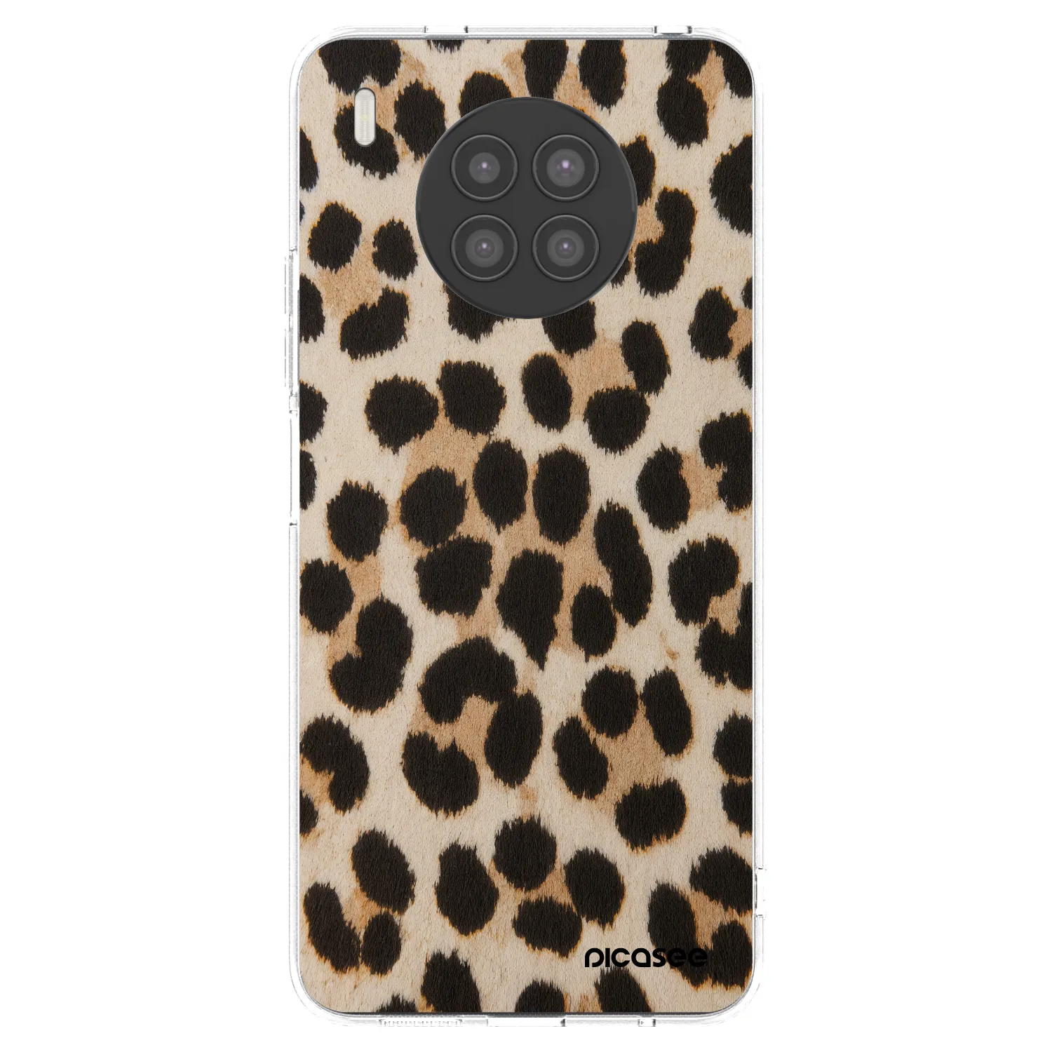 Picasee silikonska prozirna maskica za Huawei Nova 8i - Brown Tiger