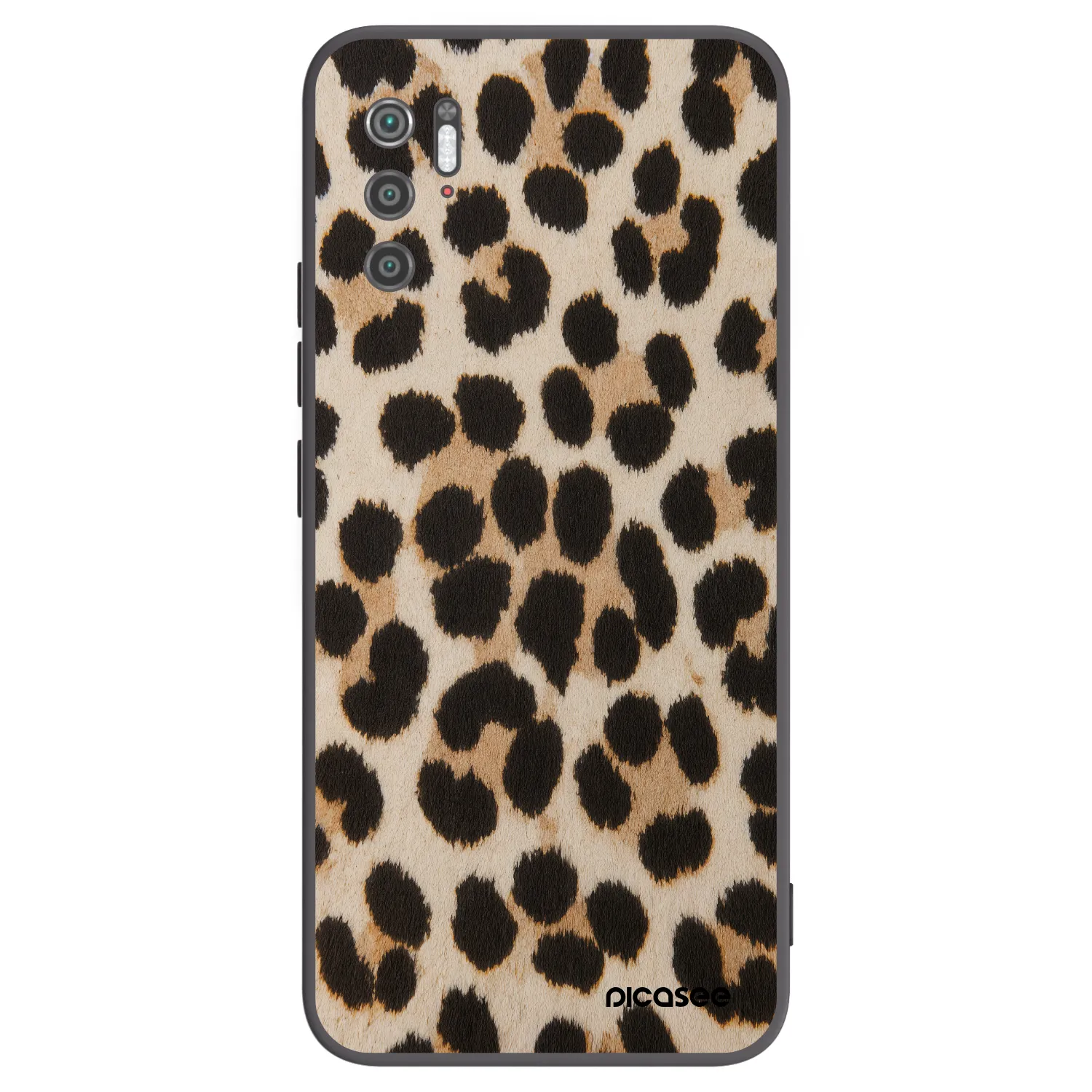 Picasee crna silikonska maskica za Xiaomi Poco M3 Pro 5G - Brown Tiger