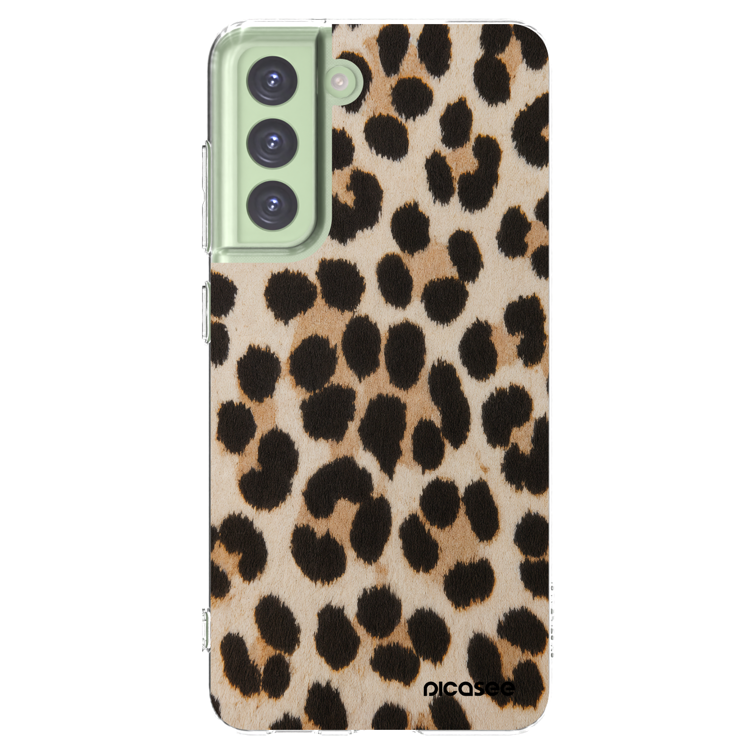Picasee silikonska prozirna maskica za Samsung Galaxy S21 FE 5G - Brown Tiger