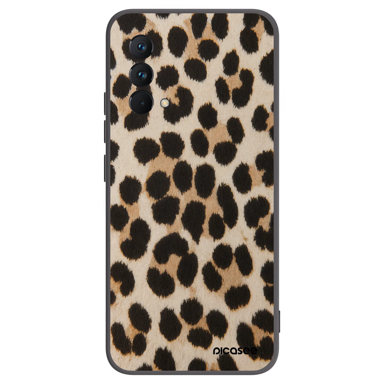 Picasee crna silikonska maskica za Realme GT Master Edition 5G - Brown Tiger