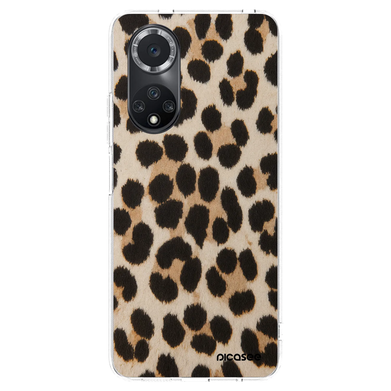 Picasee silikonska prozirna maskica za Huawei Nova 9 SE - Brown Tiger