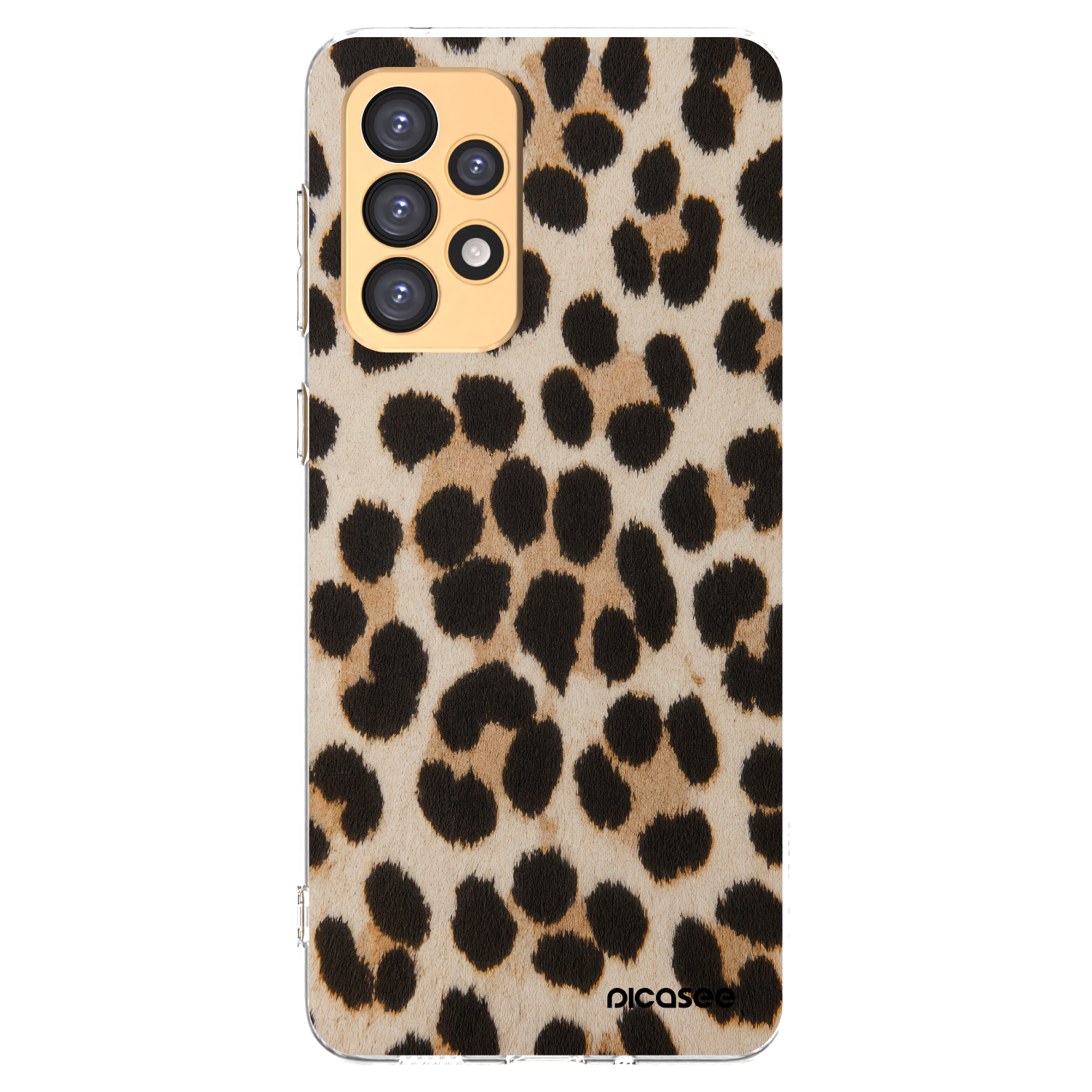 Picasee silikonska prozirna maskica za Samsung Galaxy A33 5G A336 - Brown Tiger