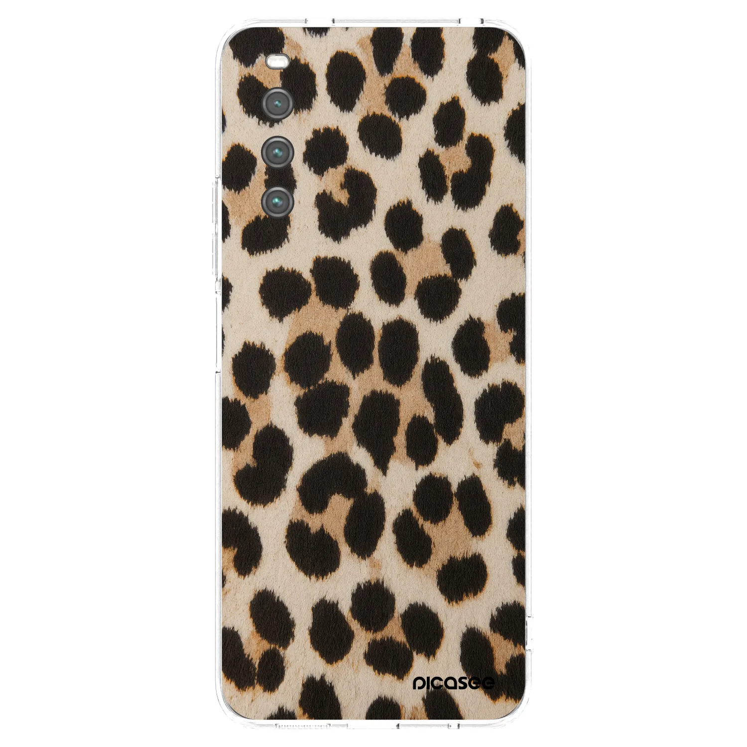 Picasee silikonska prozirna maskica za Sony Xperia 10 IV 5G - Brown Tiger