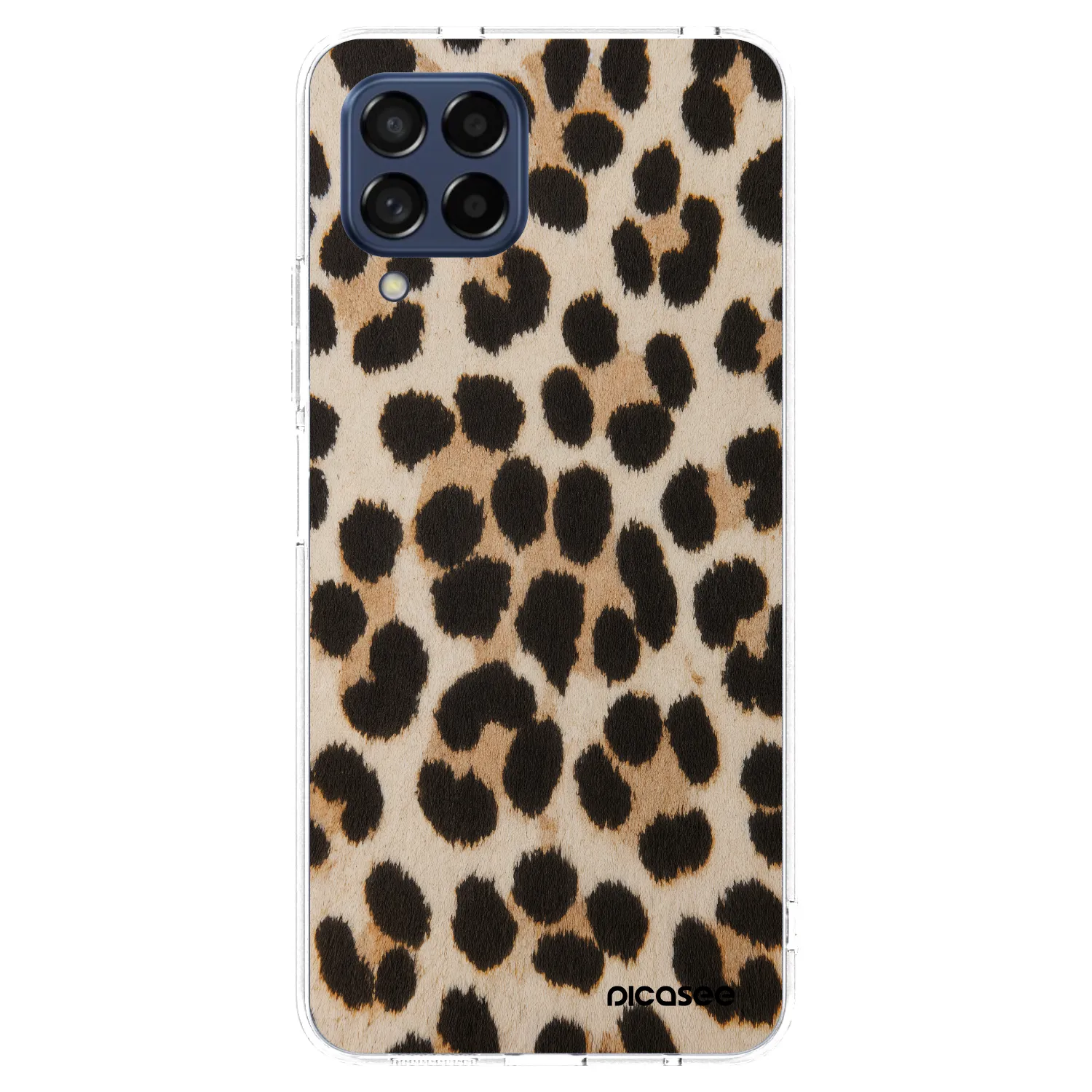 Picasee silikonska prozirna maskica za Samsung Galaxy M53 5G - Brown Tiger