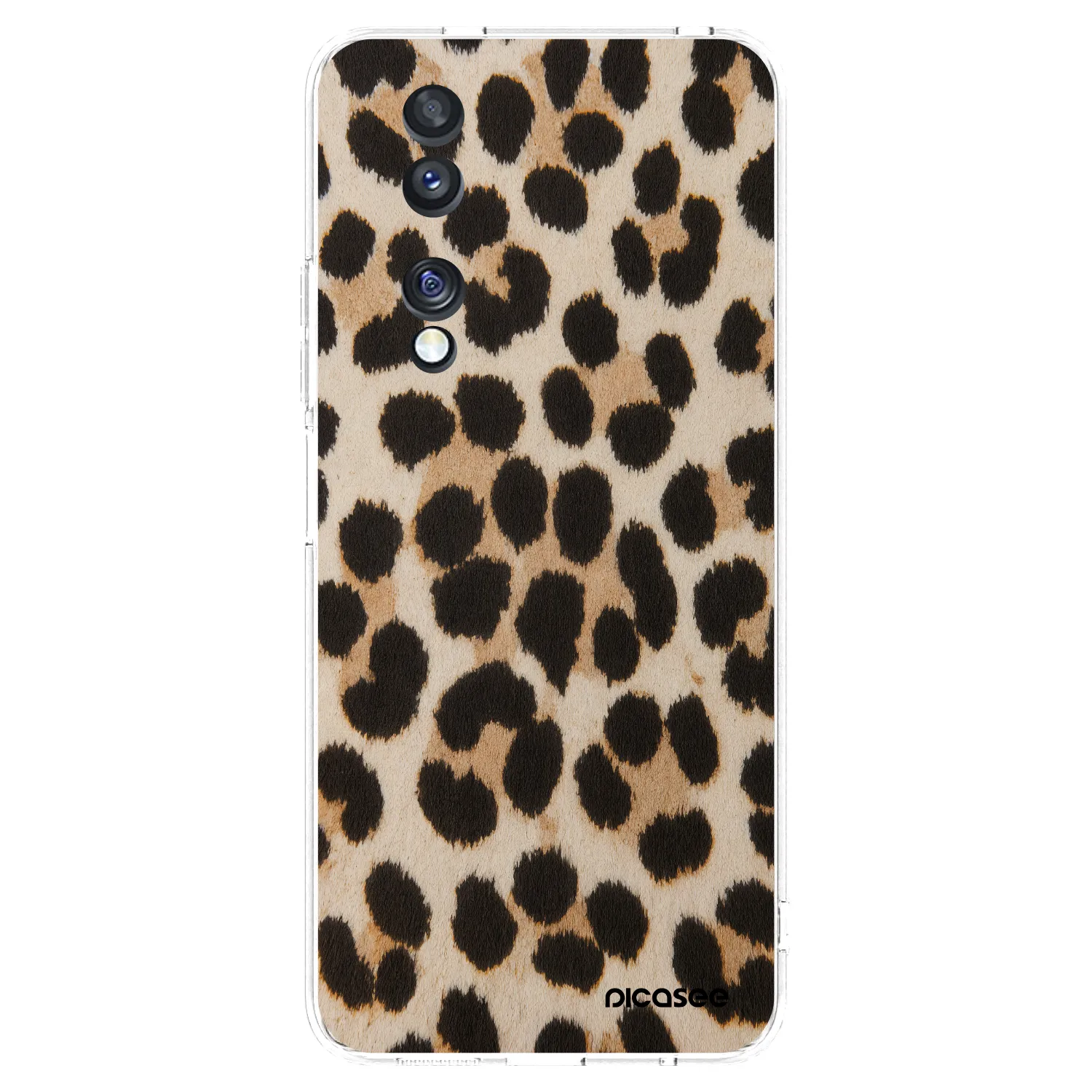 Picasee silikonska prozirna maskica za Honor 70 - Brown Tiger