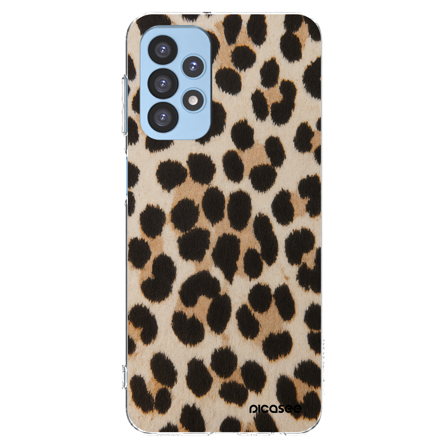 Picasee silikonska prozirna maskica za Samsung Galaxy A23 A235F 4G - Brown Tiger