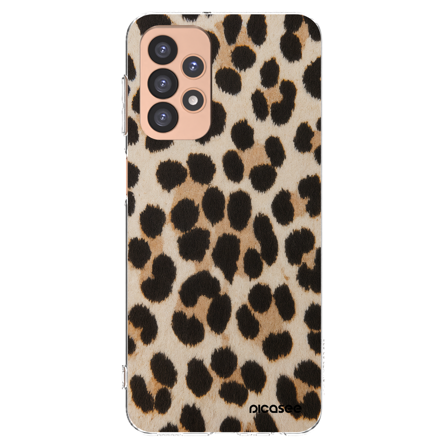 Picasee silikonska prozirna maskica za Samsung Galaxy A23 A236B 5G - Brown Tiger