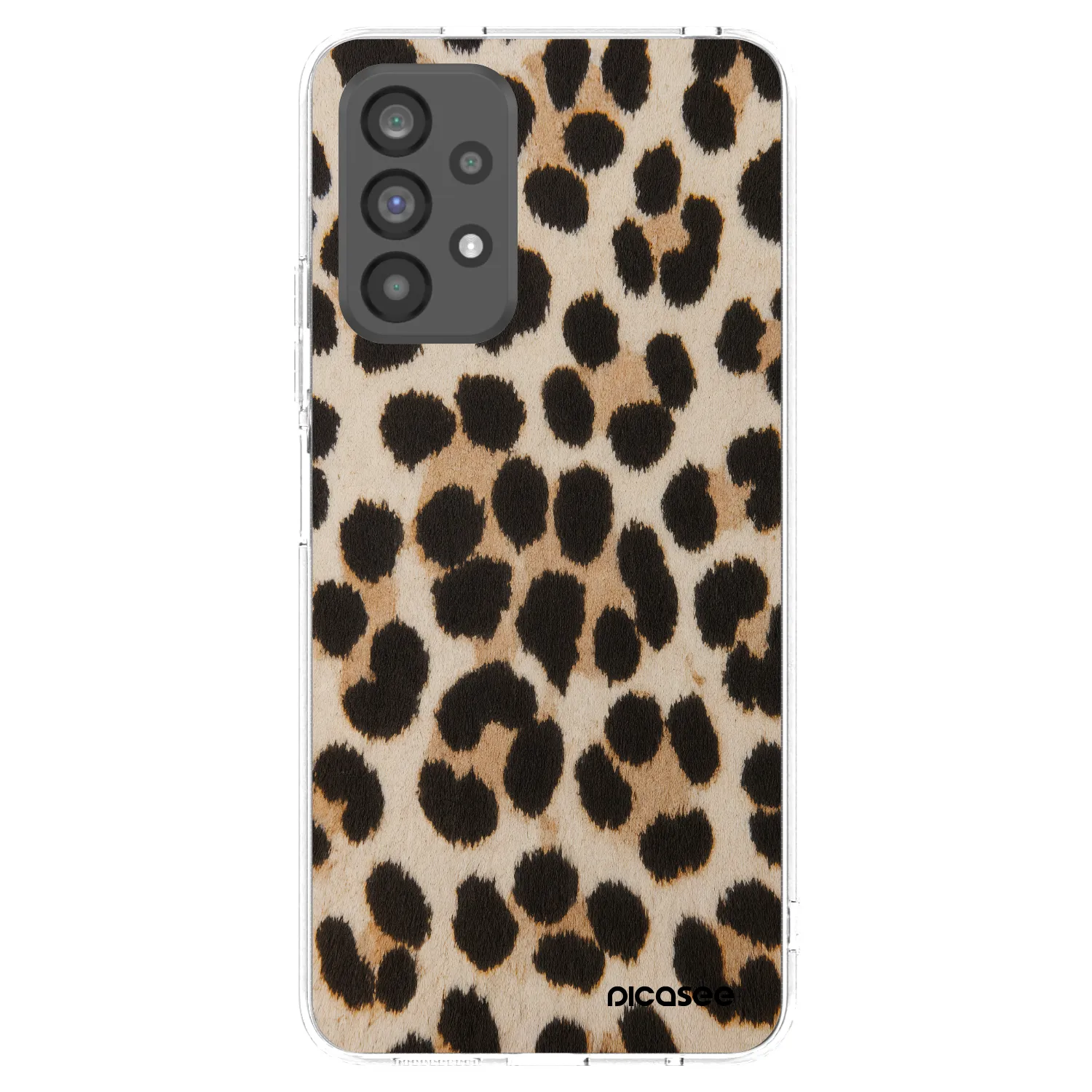 Picasee silikonska prozirna maskica za Samsung Galaxy A73 5G - Brown Tiger