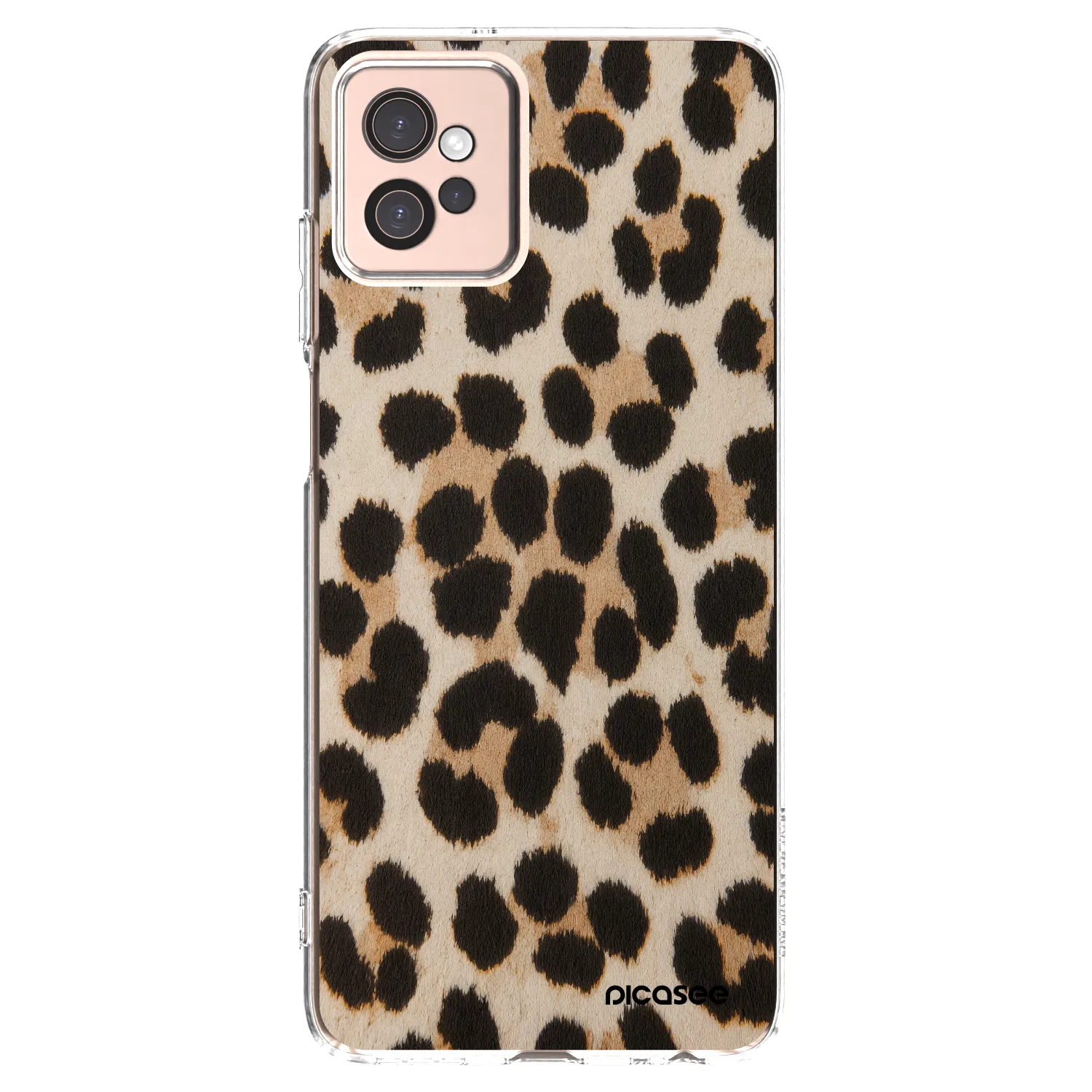 Picasee silikonska prozirna maskica za Motorola Moto G32 - Brown Tiger