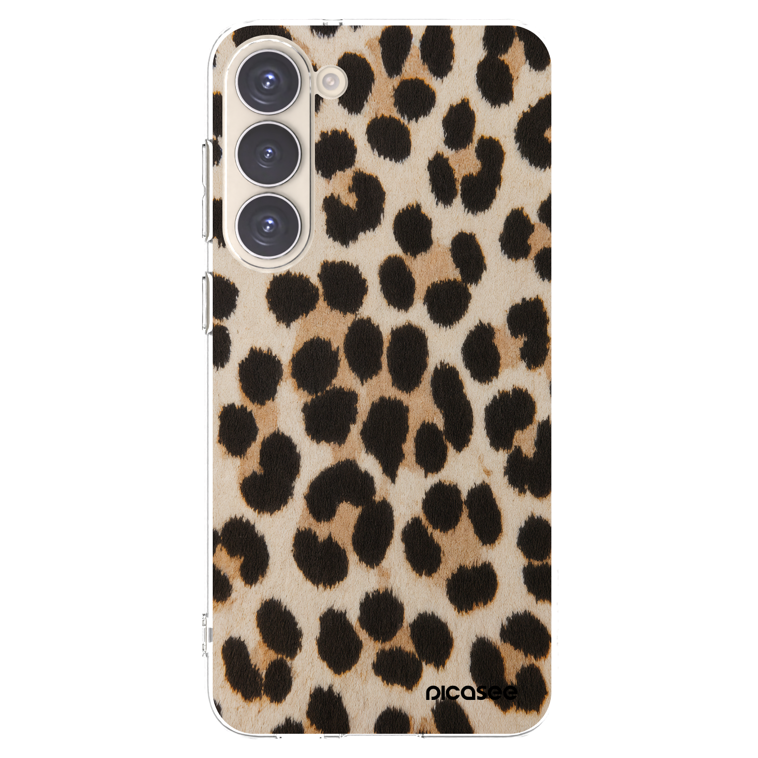 Picasee silikonska prozirna maskica za Samsung Galaxy S23+ 5G - Brown Tiger