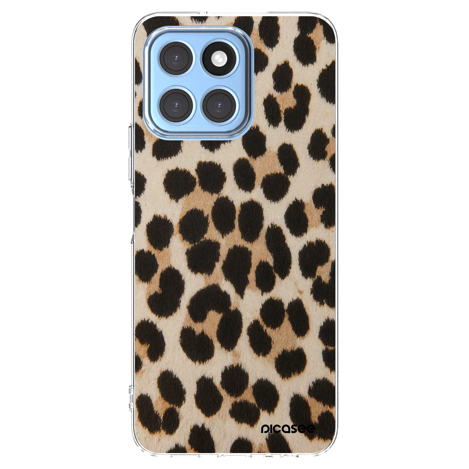 Picasee silikonska prozirna maskica za Honor X6 - Brown Tiger