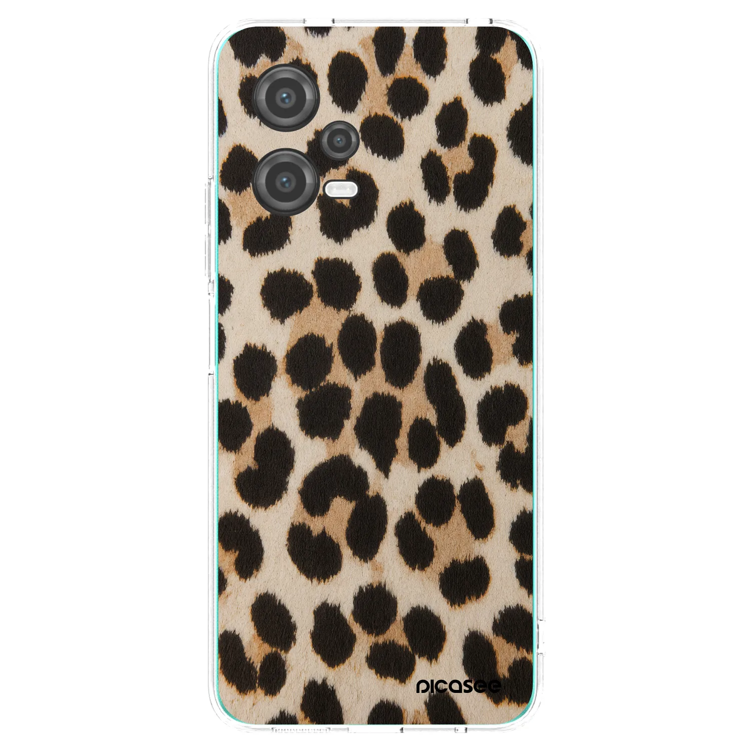 Picasee silikonska prozirna maskica za Xiaomi Poco X5 - Brown Tiger