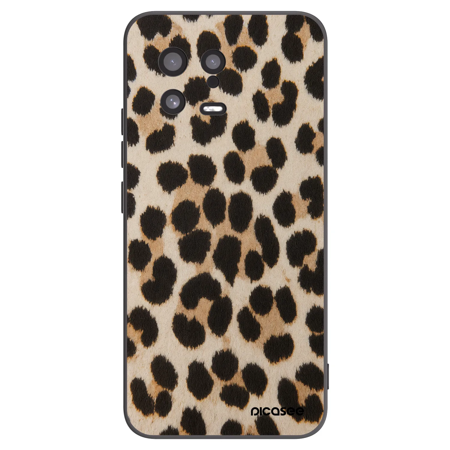 Picasee crna silikonska maskica za Xiaomi 13 - Brown Tiger