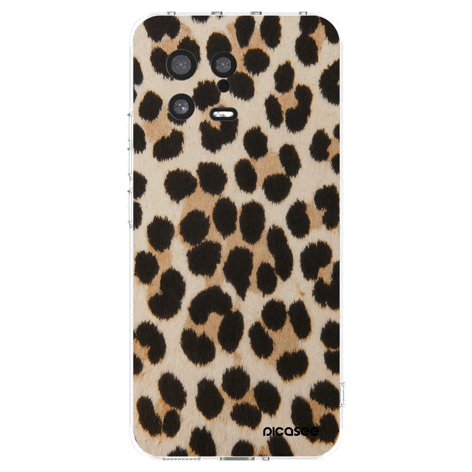 Picasee silikonska prozirna maskica za Xiaomi 13 - Brown Tiger