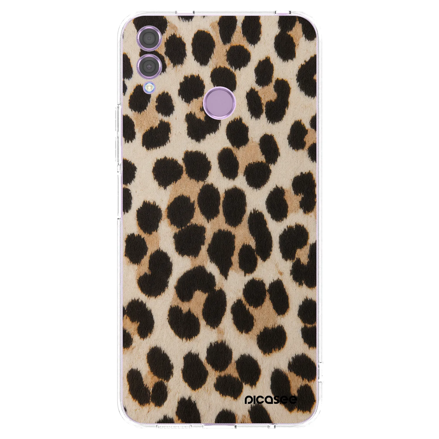 Picasee silikonska prozirna maskica za Honor 8X - Brown Tiger