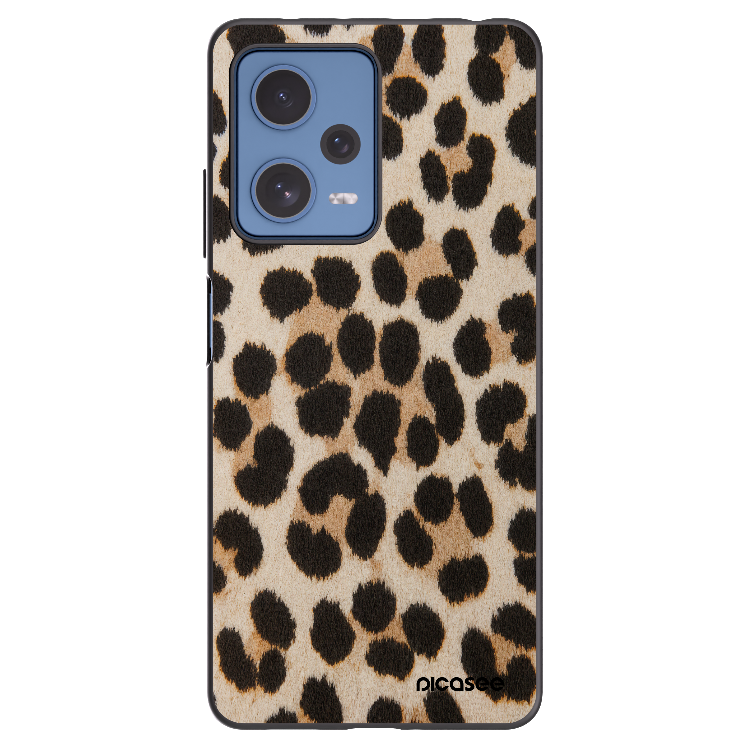 Picasee crna silikonska maskica za Xiaomi Redmi Note 12 Pro 5G - Brown Tiger