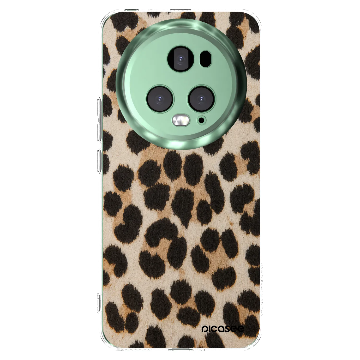 Picasee silikonska prozirna maskica za Honor Magic5 Pro - Brown Tiger