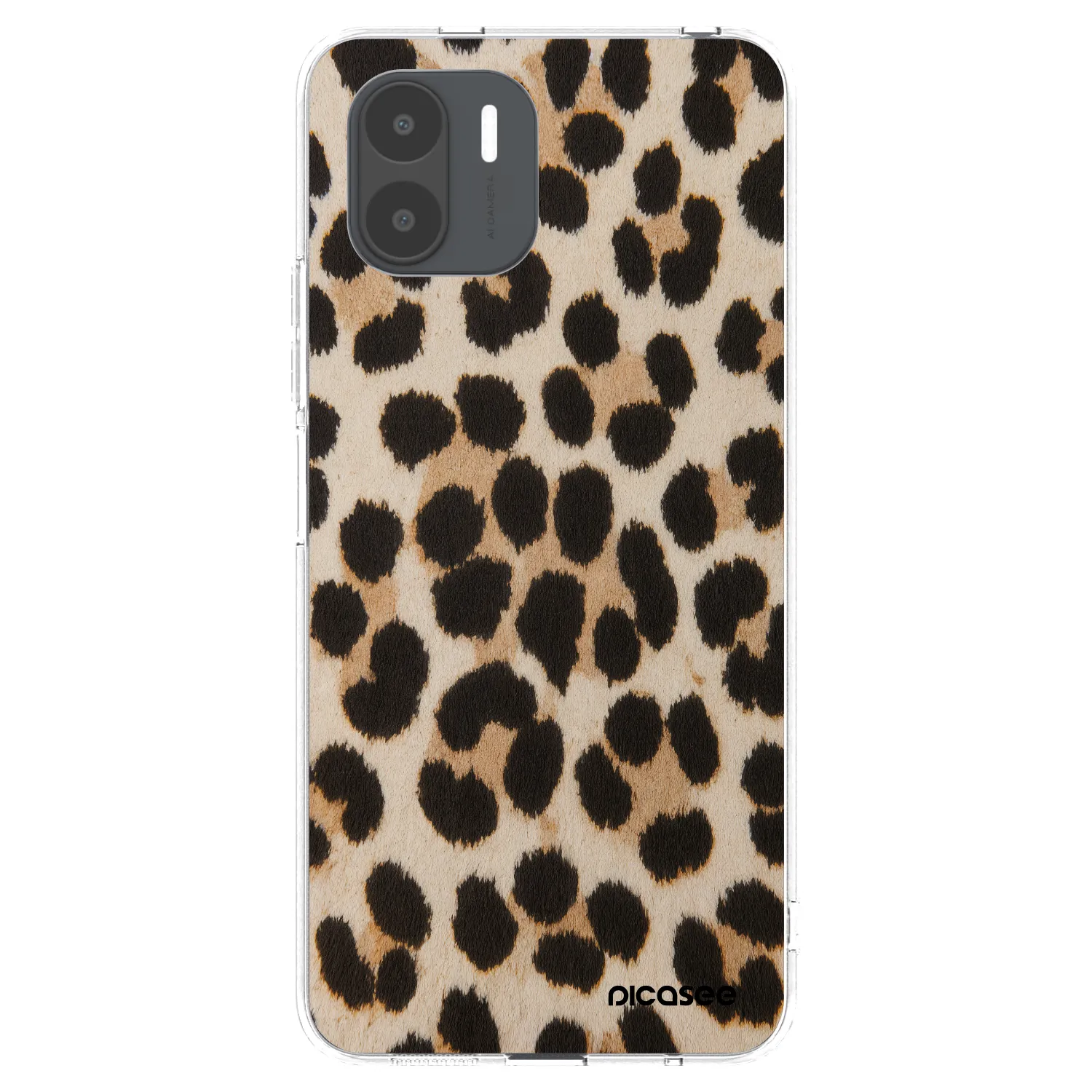 Picasee silikonska prozirna maskica za Xiaomi Redmi A2 - Brown Tiger