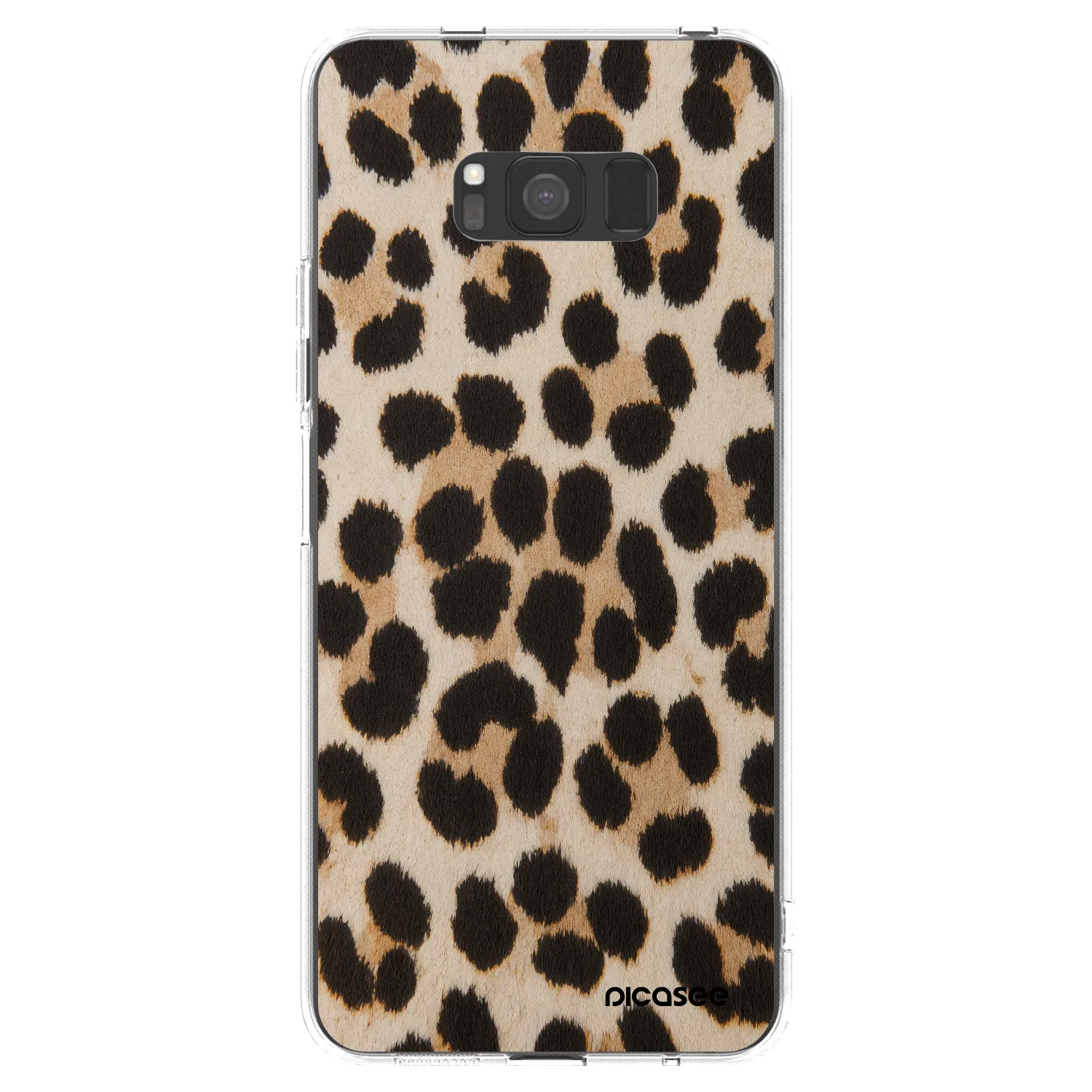 Picasee silikonska prozirna maskica za Samsung Galaxy S8 G950F - Brown Tiger
