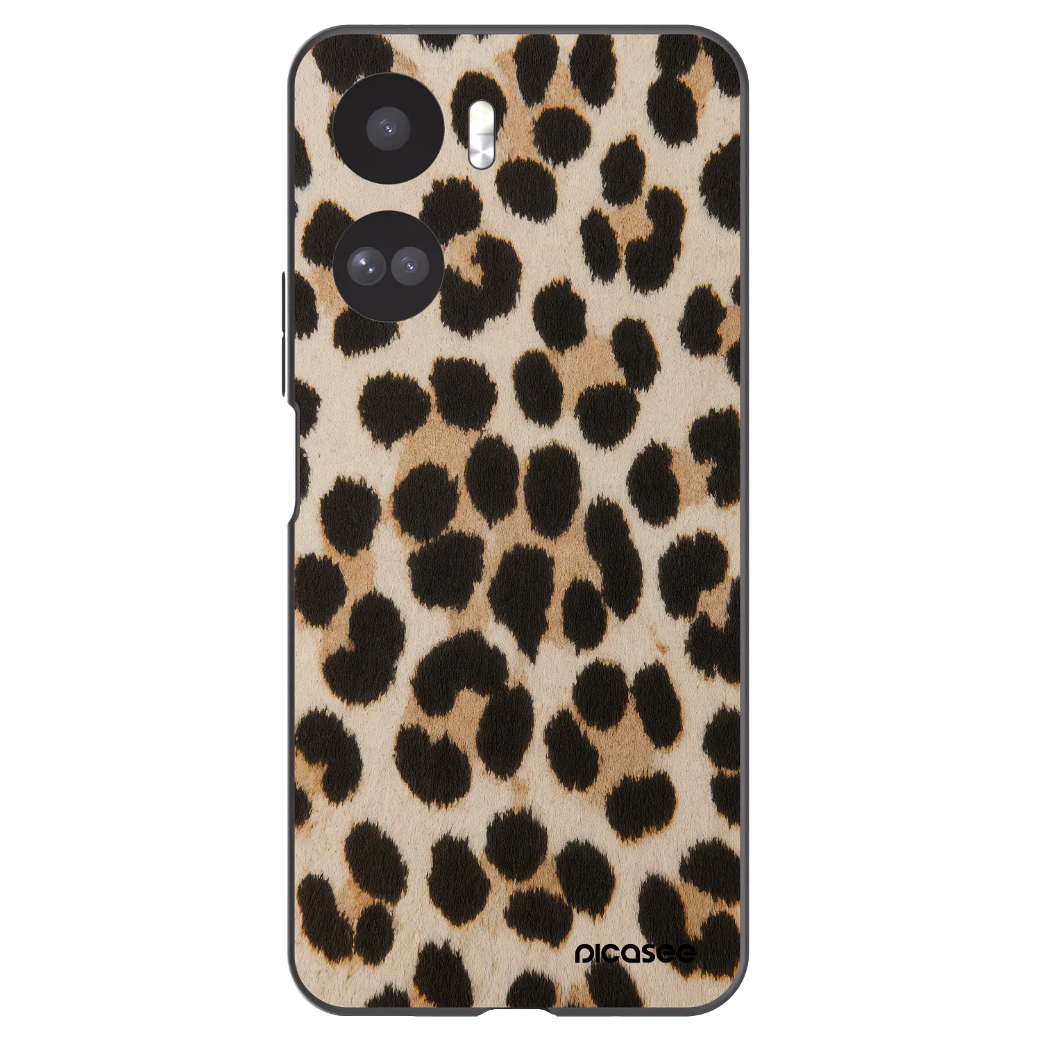 Picasee crna silikonska maskica za Honor 90 Lite 5G - Brown Tiger