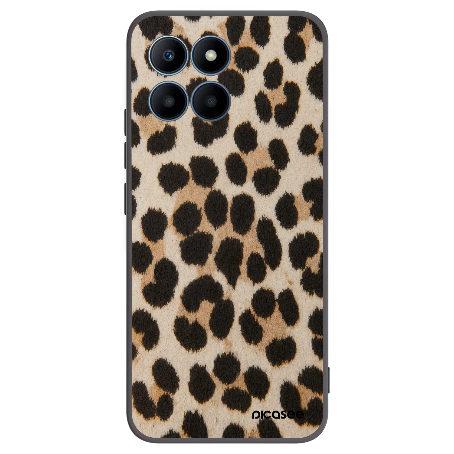 Picasee crna silikonska maskica za Honor 70 Lite - Brown Tiger