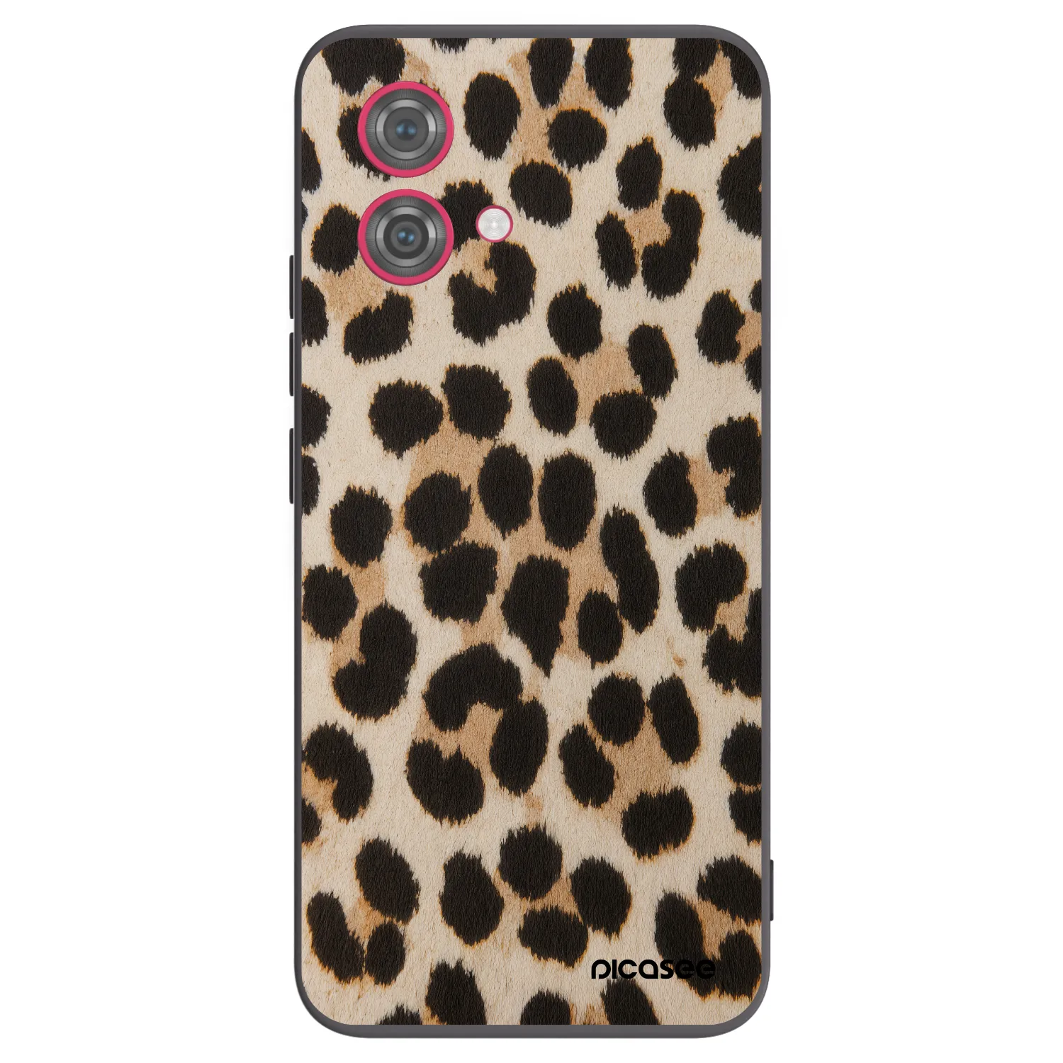 Picasee crna silikonska maskica za Motorola Moto G84 5G - Brown Tiger