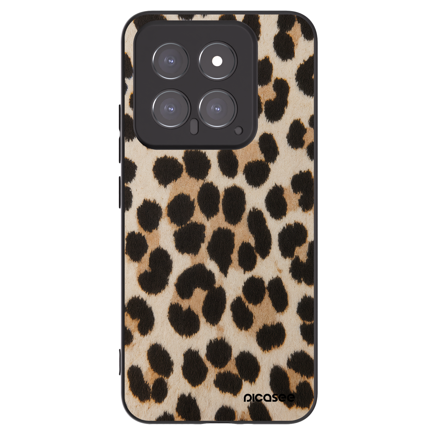 Picasee crna silikonska maskica za Xiaomi 14 - Brown Tiger