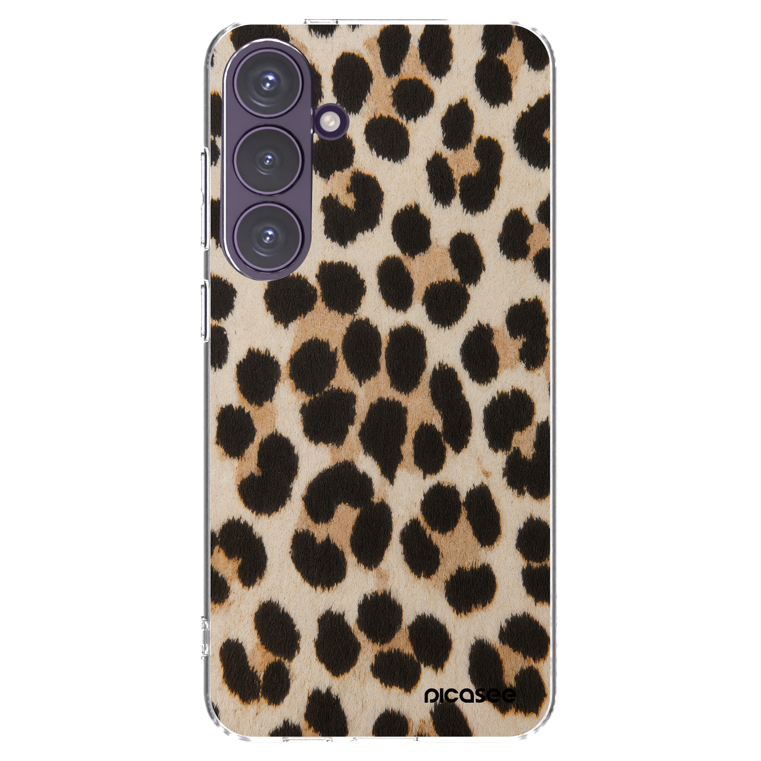Picasee silikonska prozirna maskica za Samsung Galaxy S24+ S926B 5G - Brown Tiger