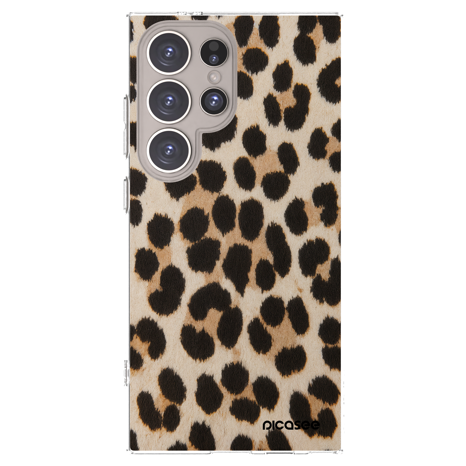 Picasee silikonska prozirna maskica za Samsung Galaxy S24 Ultra S928B 5G - Brown Tiger