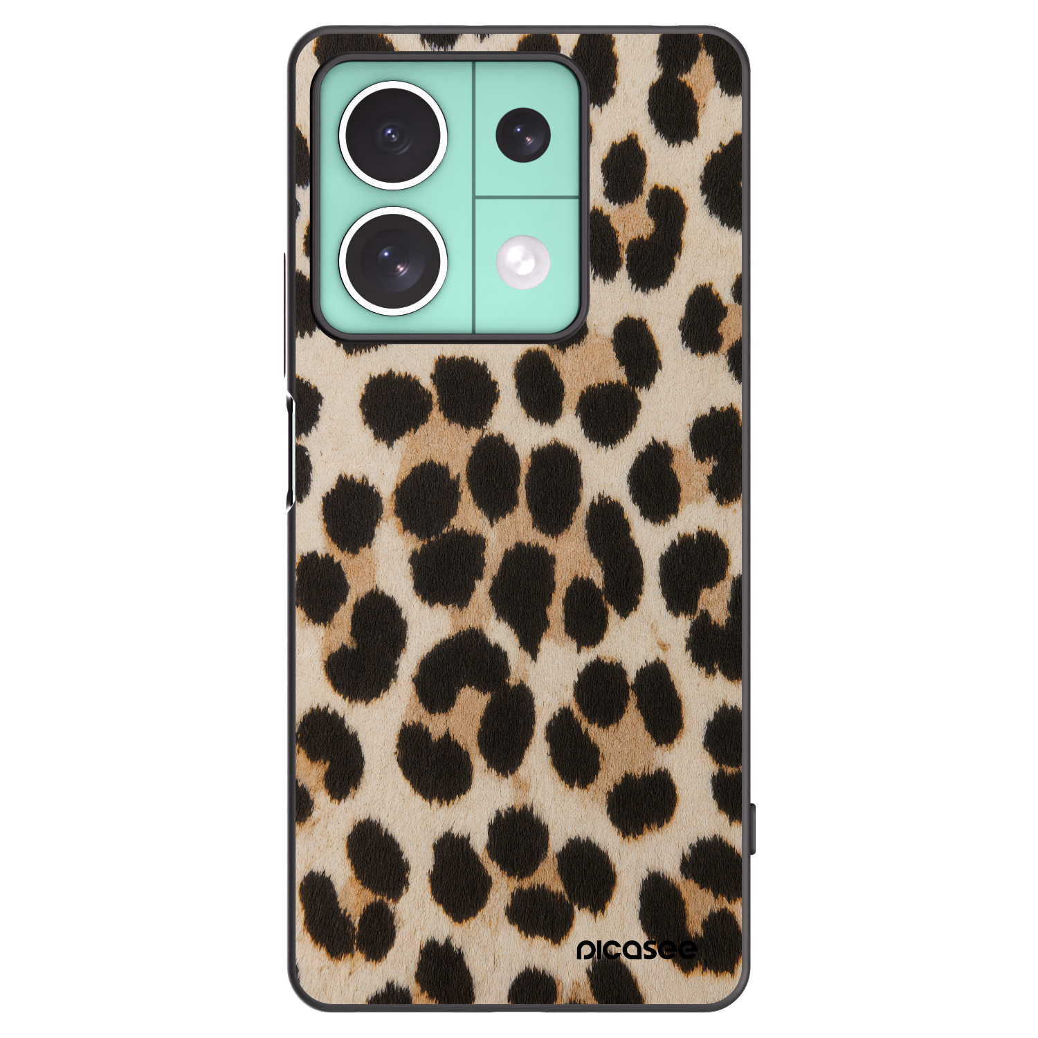Picasee crna silikonska maskica za Xiaomi Redmi Note 13 5G - Brown Tiger