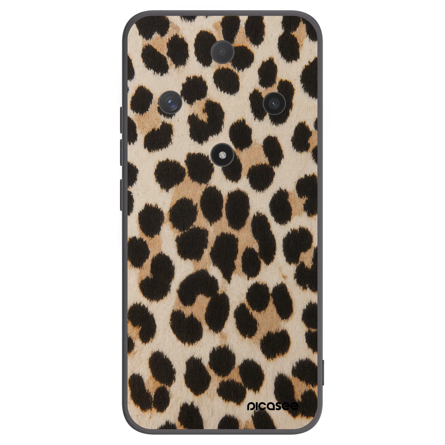 Picasee crna silikonska maskica za Honor Magic6 Lite 5G - Brown Tiger