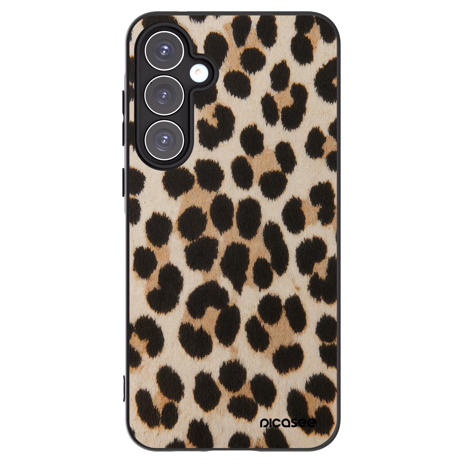 Picasee crna silikonska maskica za Samsung Galaxy A55 5G A556B - Brown Tiger