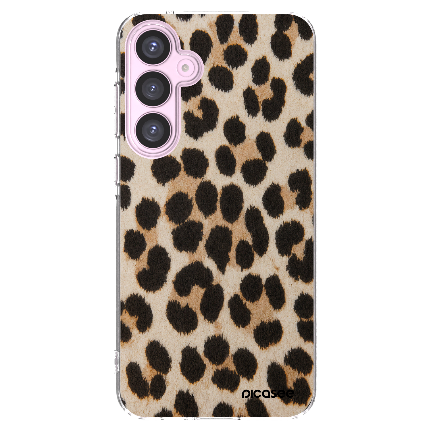Picasee silikonska prozirna maskica za Samsung Galaxy A55 5G A556B - Brown Tiger