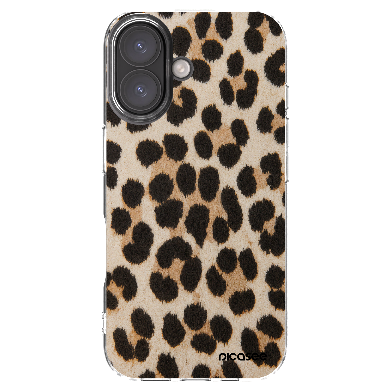 Picasee silikonska prozirna maskica za Apple iPhone 16 - Brown Tiger