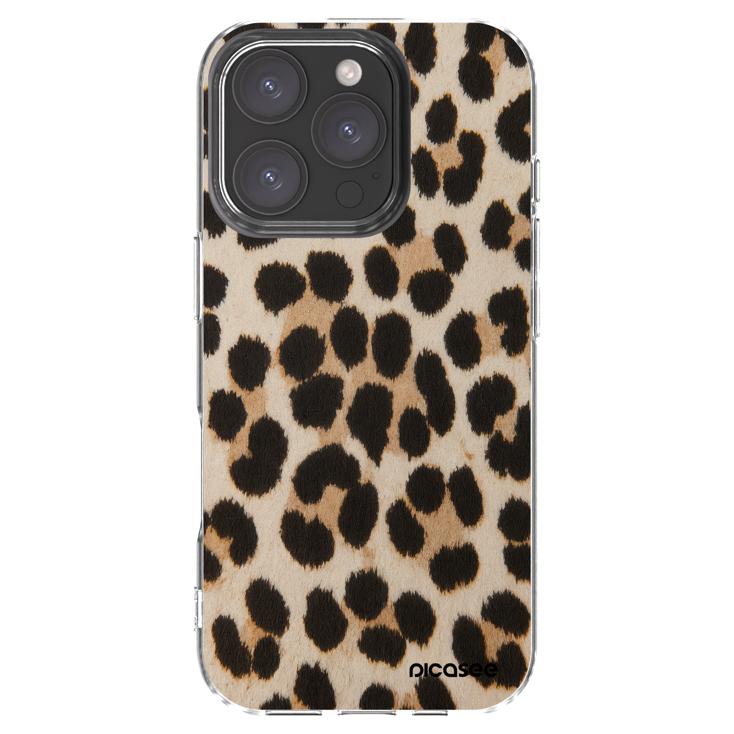 Picasee silikonska prozirna maskica za Apple iPhone 16 Pro - Brown Tiger