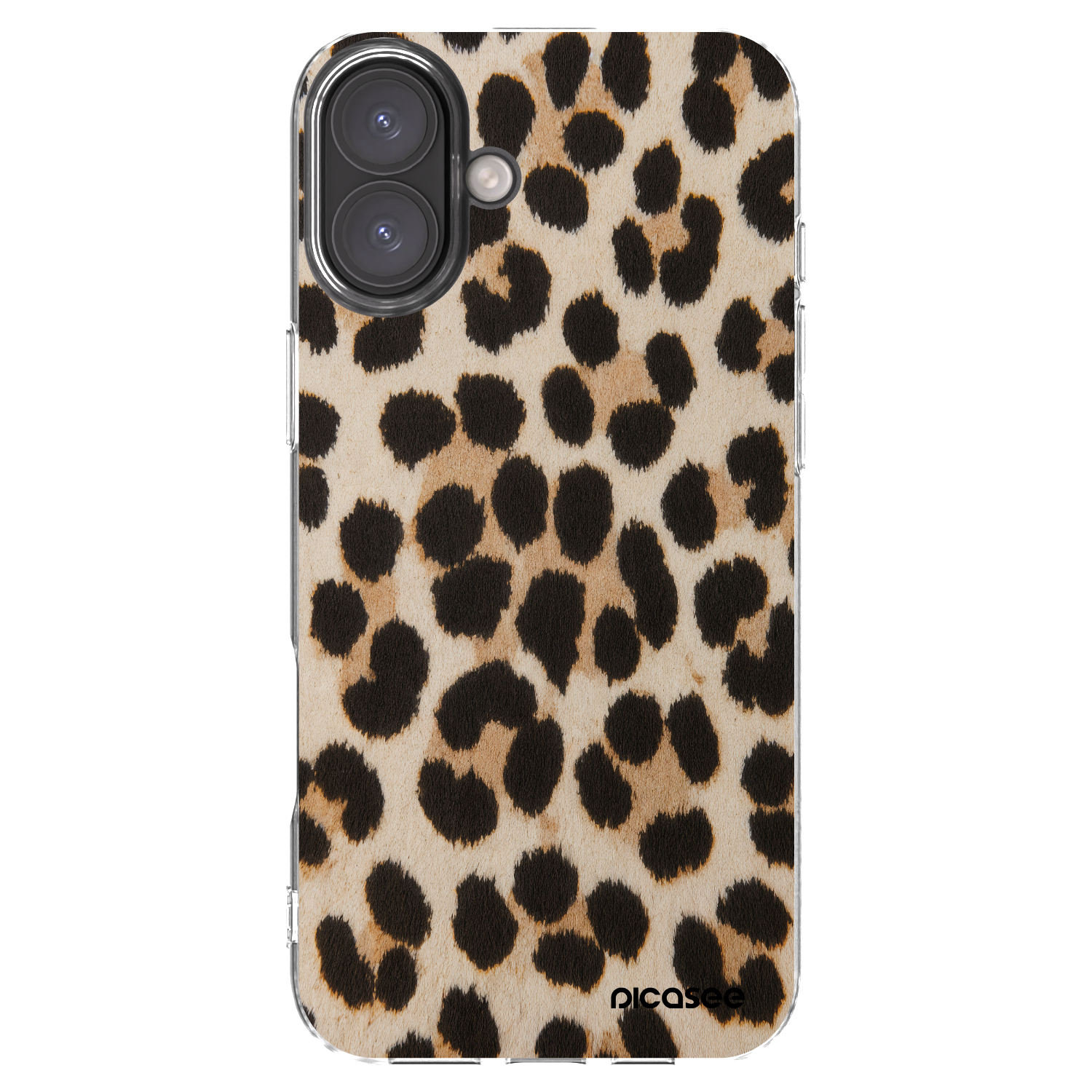 Picasee silikonska prozirna maskica za Apple iPhone 16 Plus - Brown Tiger