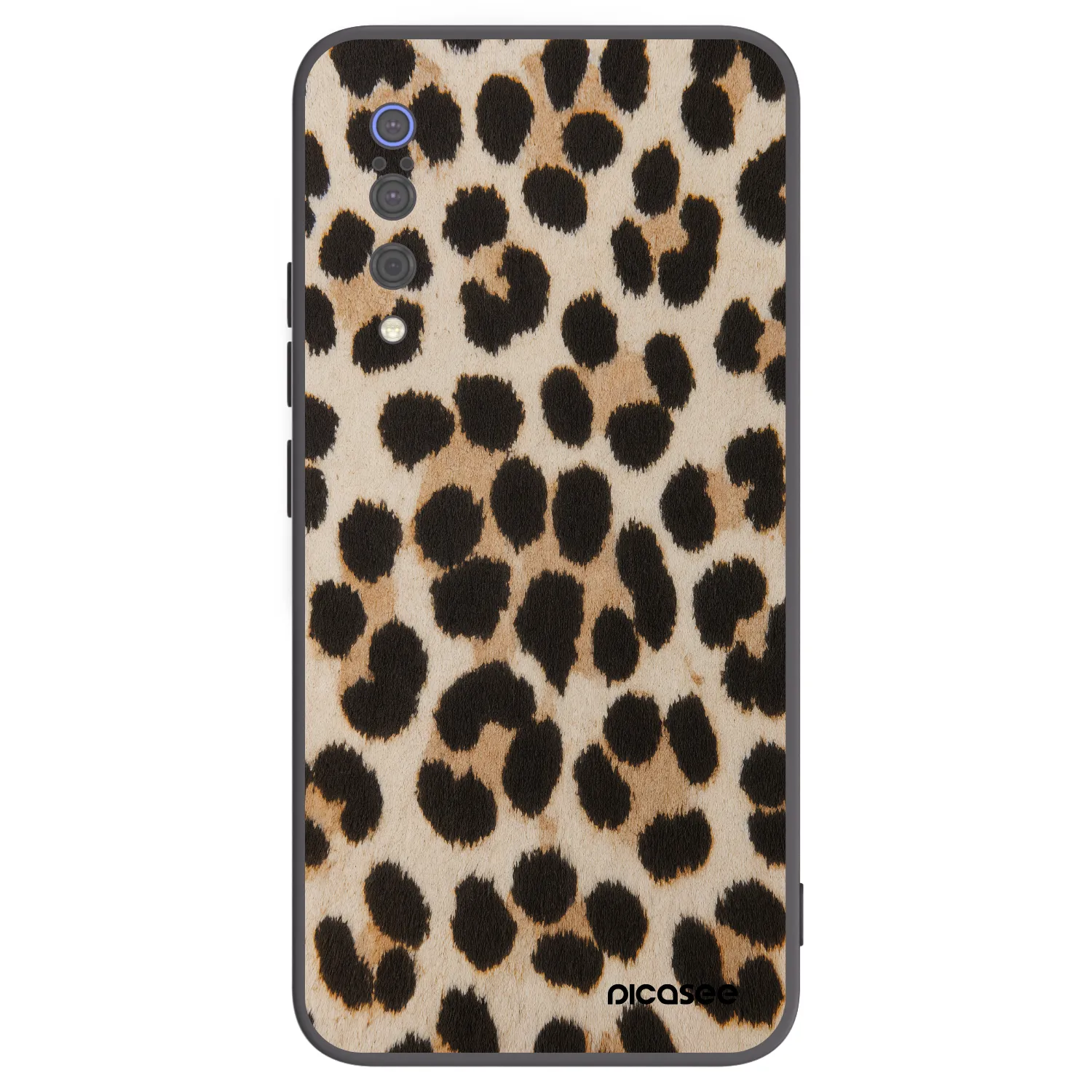 Picasee crna silikonska maskica za Xiaomi Mi 9 - Brown Tiger