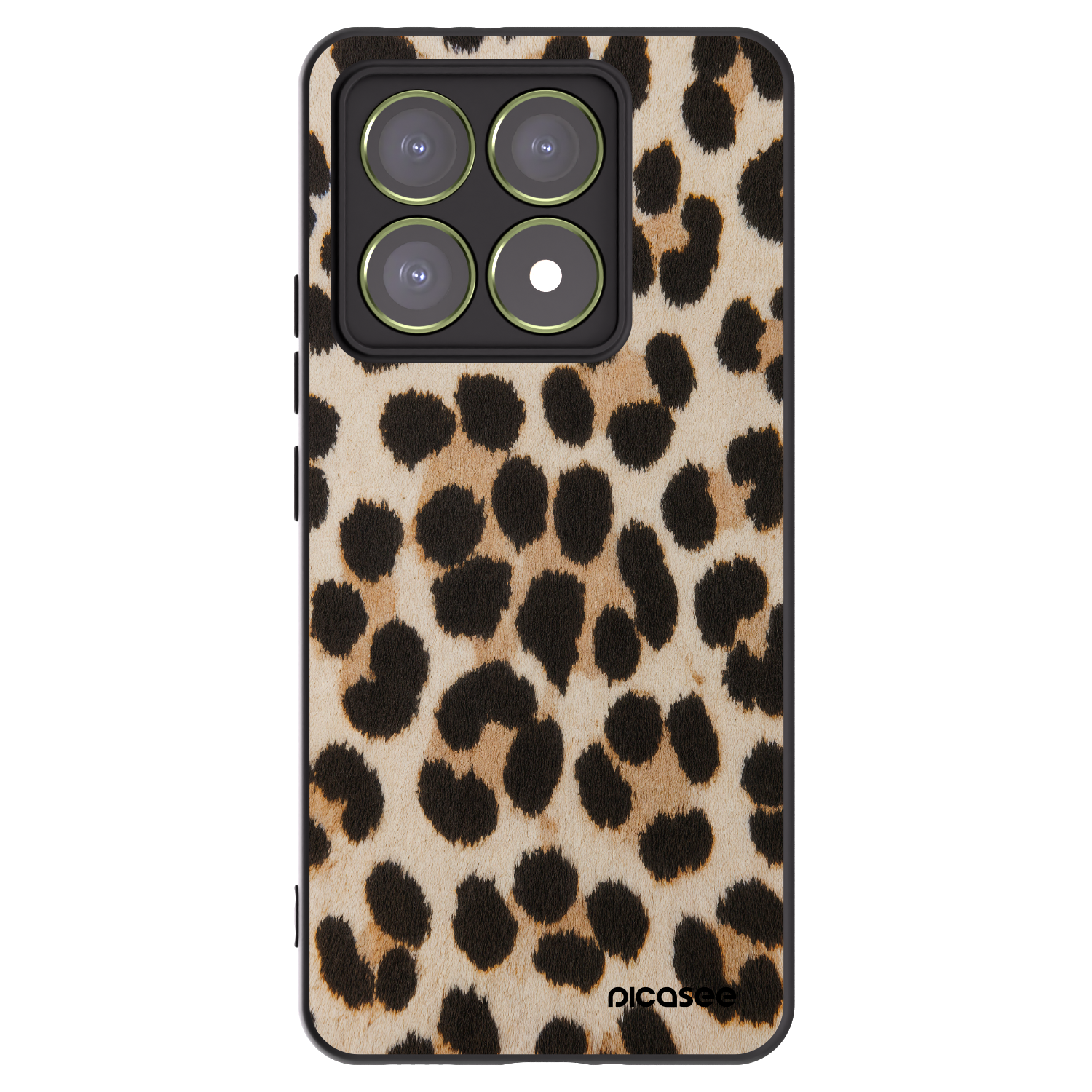 Picasee crna silikonska maskica za Xiaomi 14T - Brown Tiger
