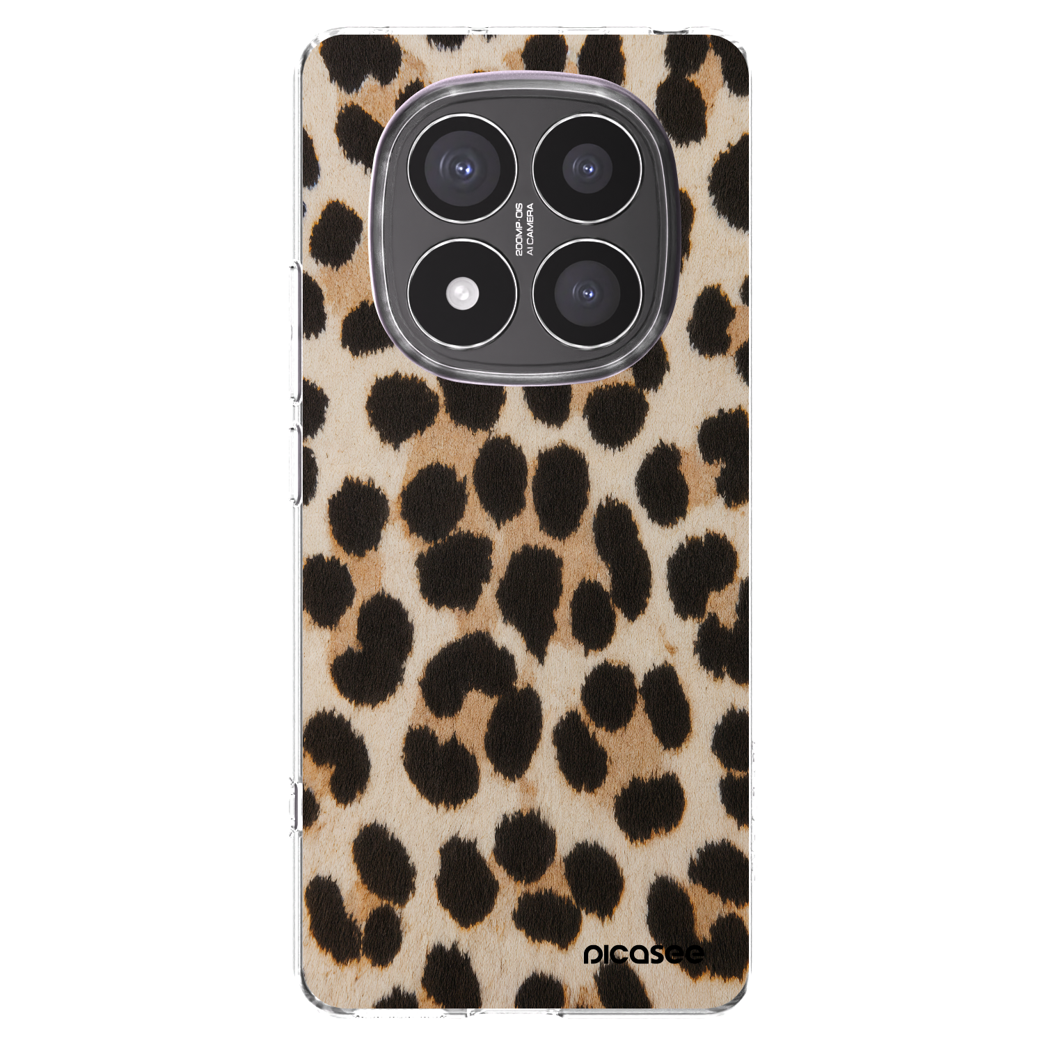Picasee silikonska prozirna maskica za Xiaomi Redmi Note 14 Pro+ 5G - Brown Tiger