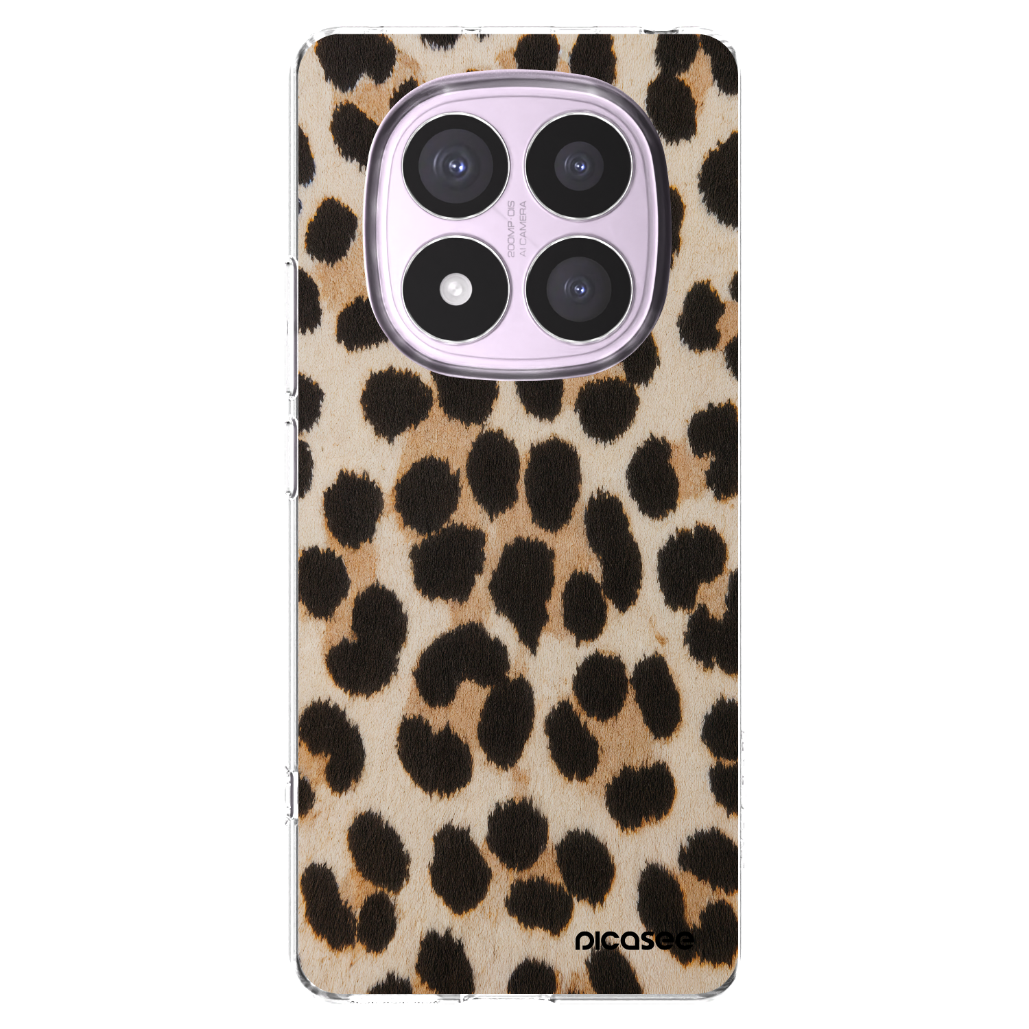 Picasee silikonska prozirna maskica za Xiaomi Redmi Note 14 Pro 5G - Brown Tiger