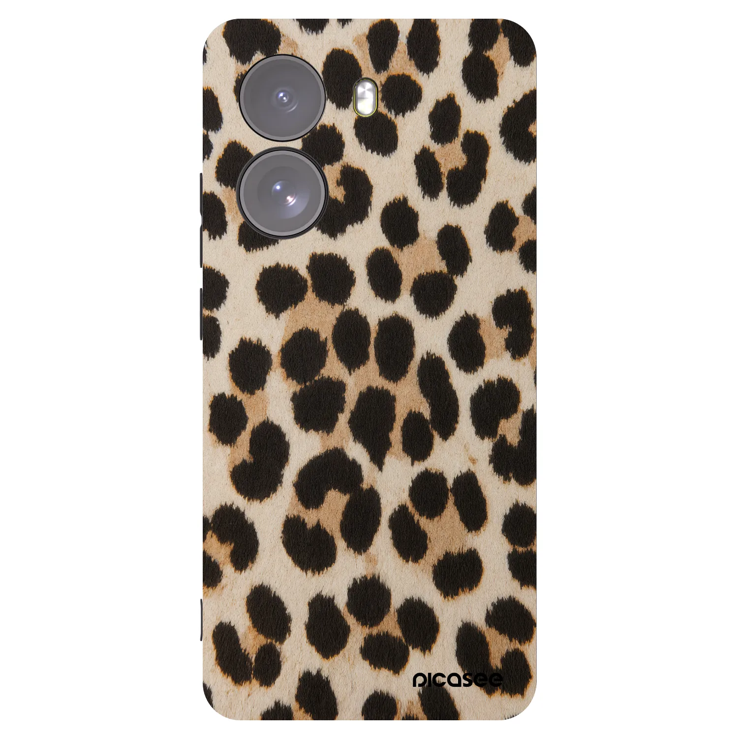Picasee crna silikonska maskica za Xiaomi Poco X7 - Brown Tiger