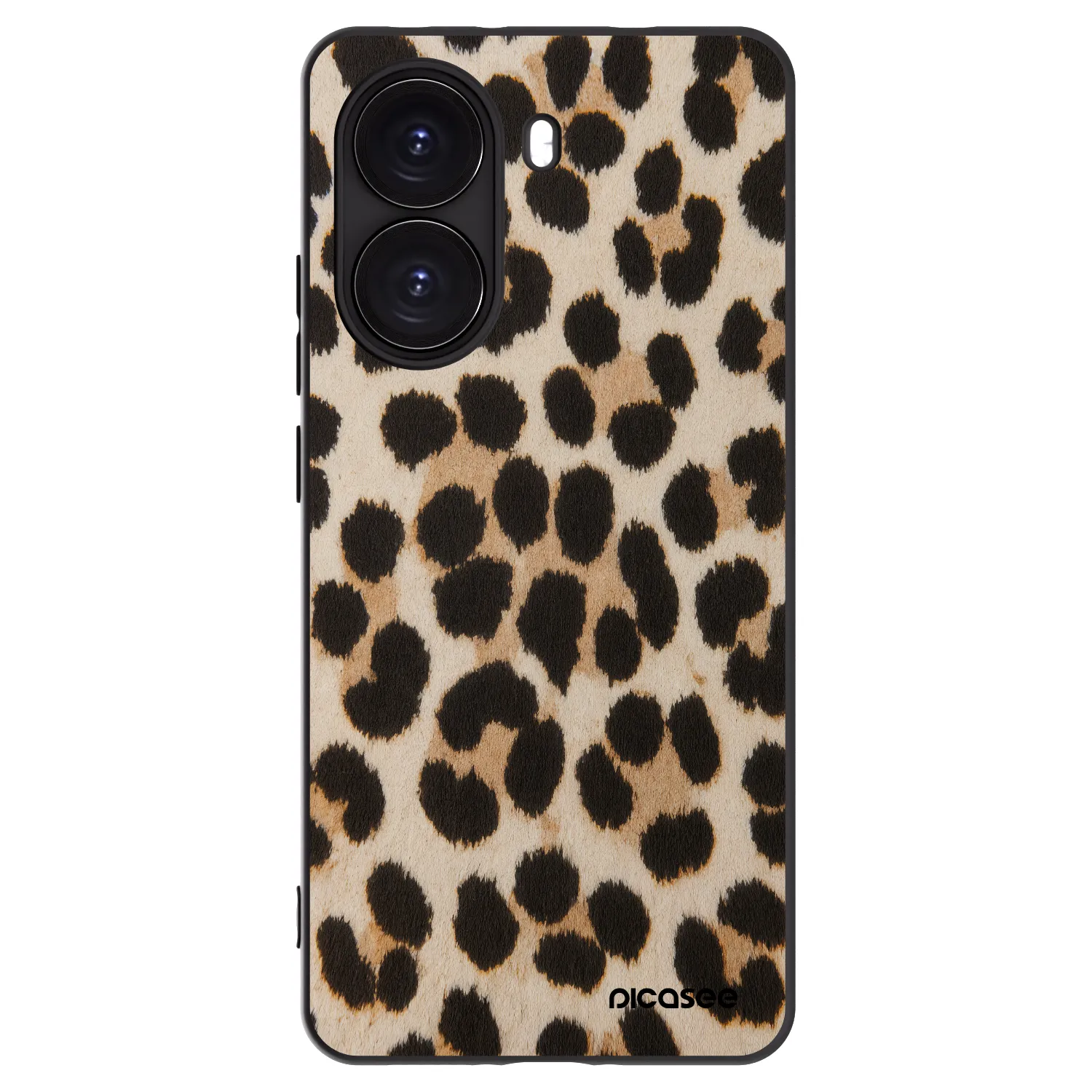 Picasee crna silikonska maskica za Xiaomi Poco X7 Pro 5G - Brown Tiger