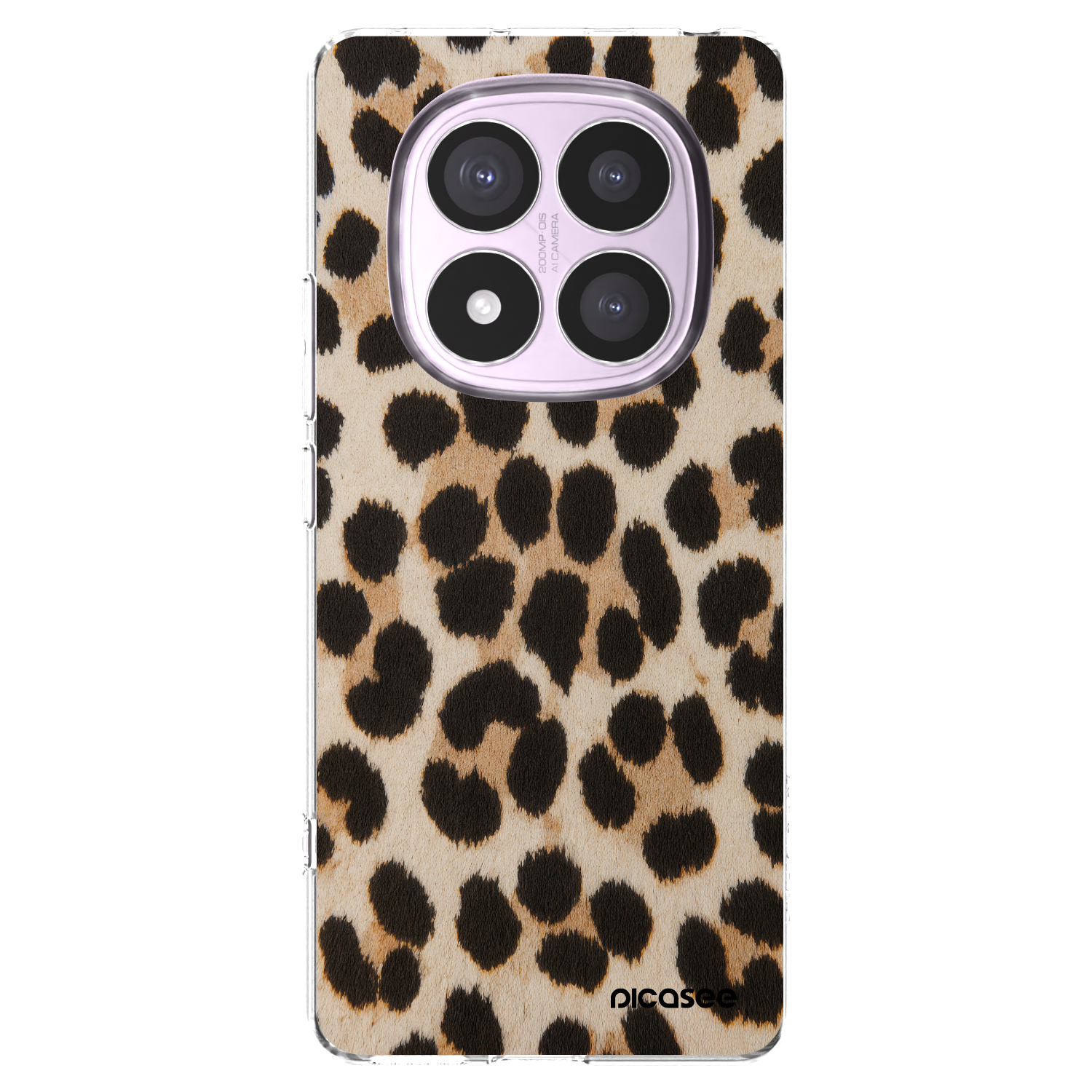 Picasee silikonska prozirna maskica za Xiaomi Redmi Note 14 Pro 4G - Brown Tiger