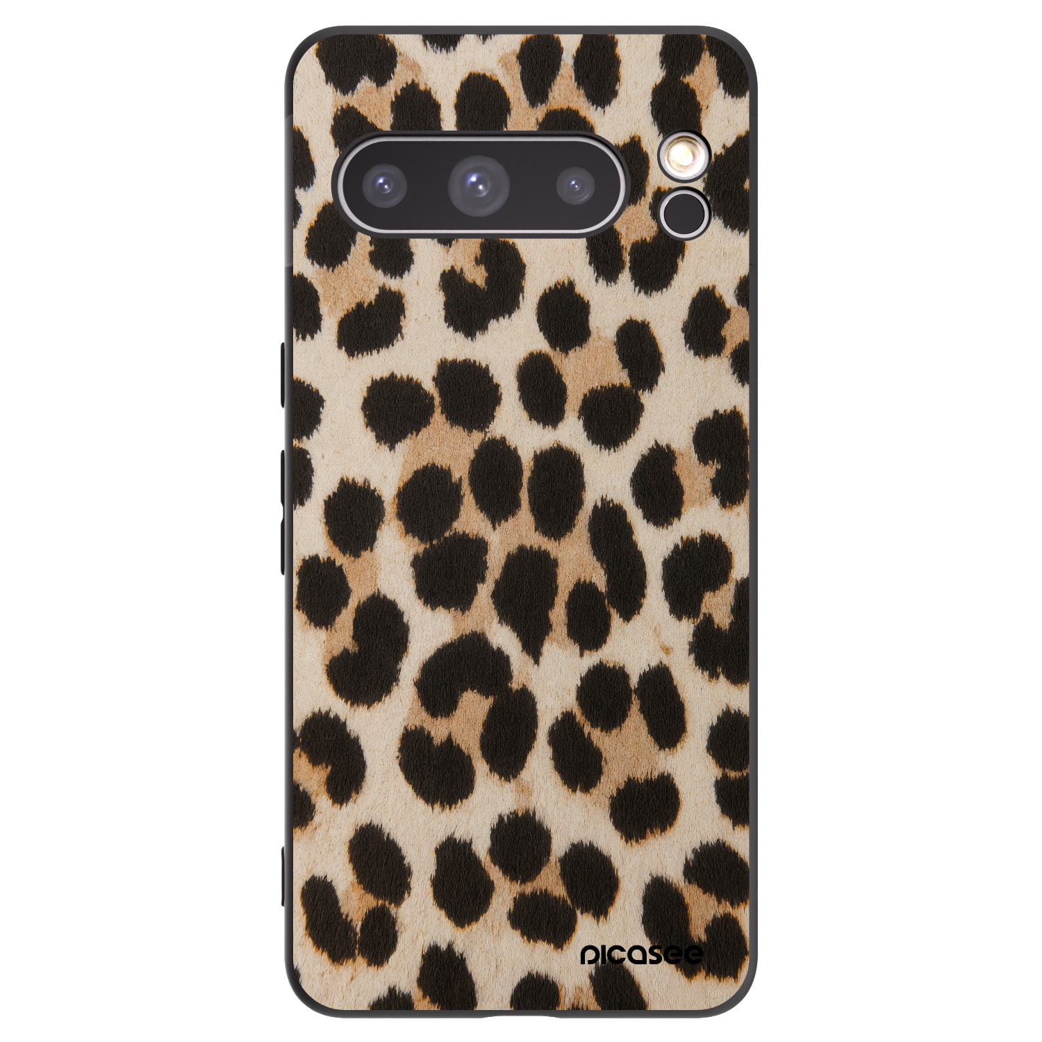 Picasee crna silikonska maskica za Google Pixel 8 Pro - Brown Tiger