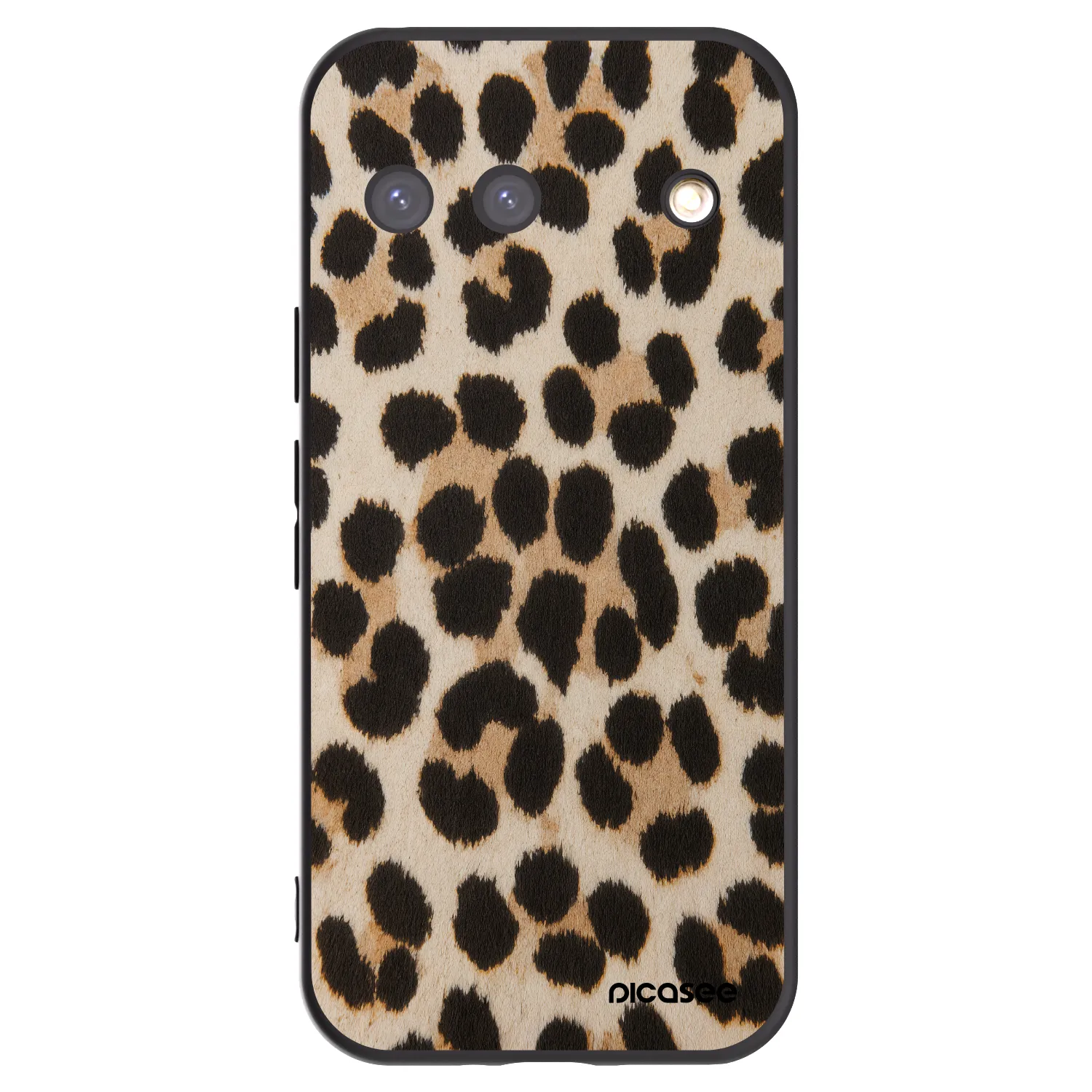 Picasee crna silikonska maskica za Google Pixel 9 - Brown Tiger