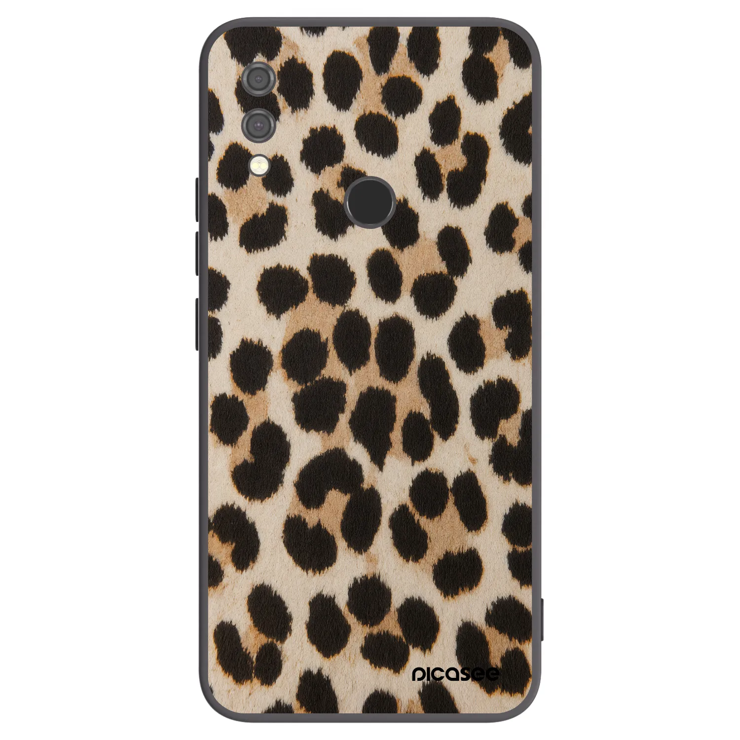 Picasee crna silikonska maskica za Xiaomi Redmi Note 7 - Brown Tiger
